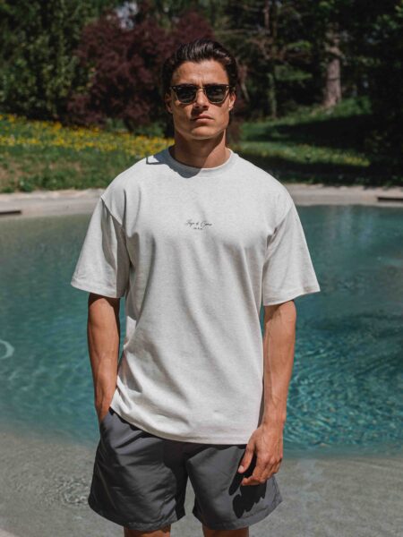 Warm Grey Riva Oversized T-shirt