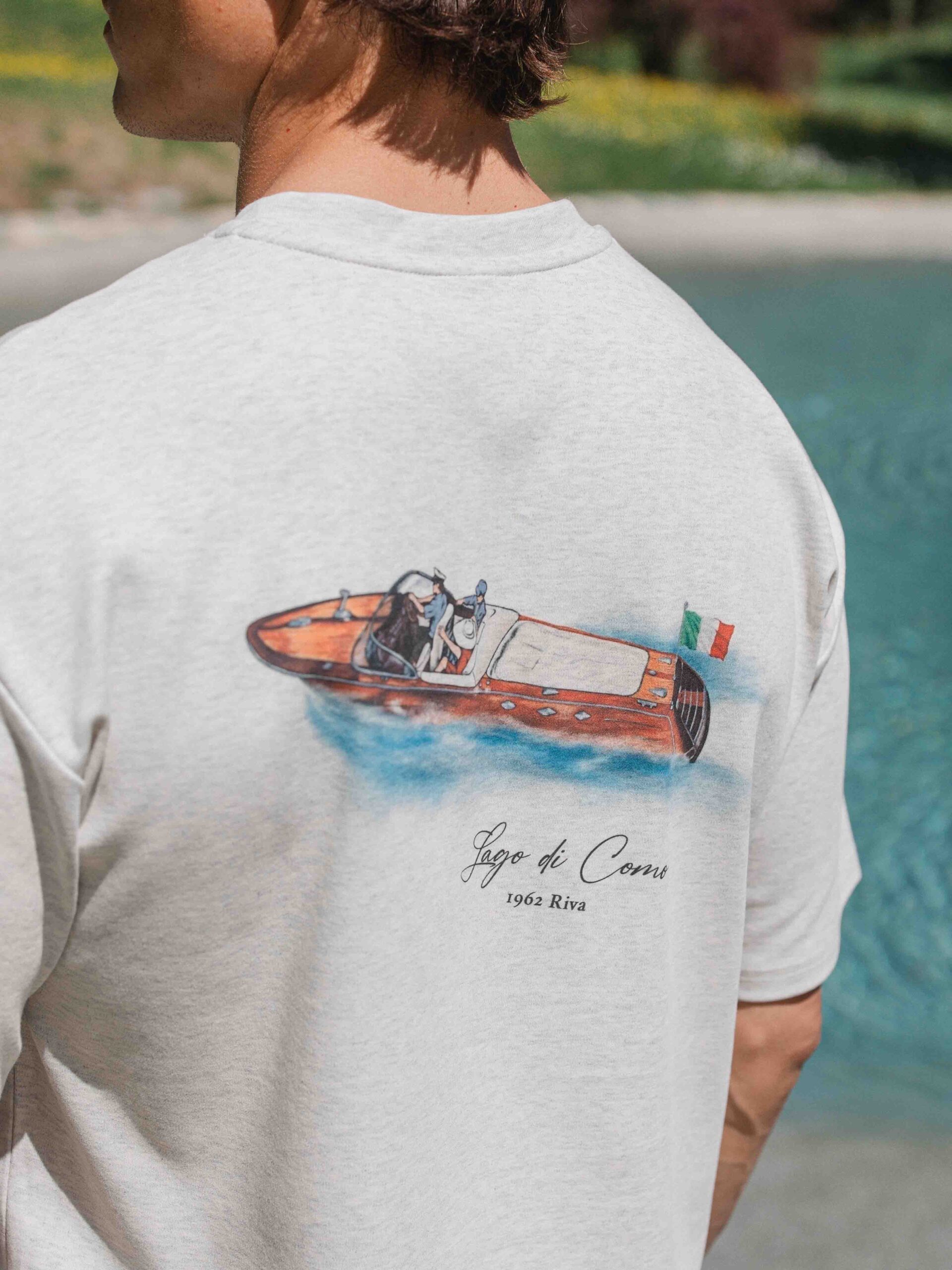 Warm Grey Riva Oversized T-shirt 1608 WEAR