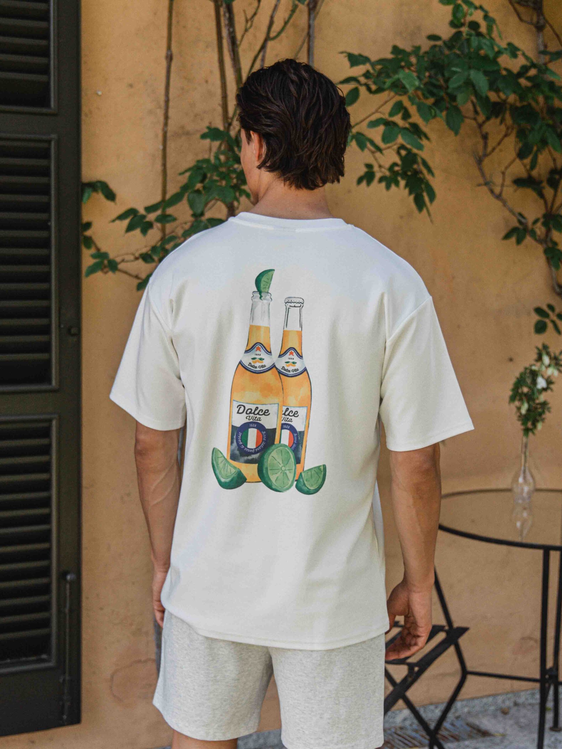 White Birra Oversized T-shirt 1608 WEAR