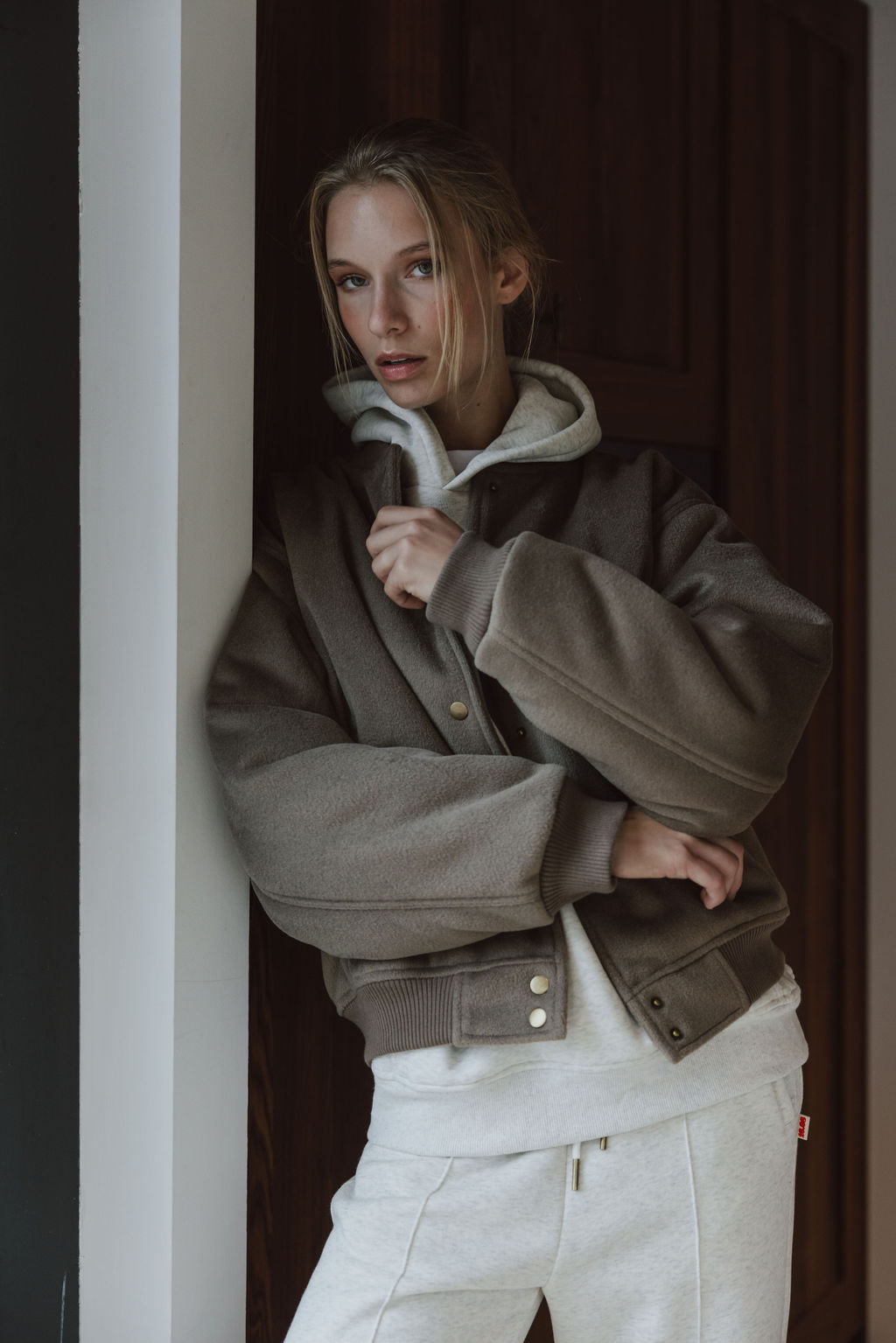 Brown Bomber Jacket 1608 WEAR
