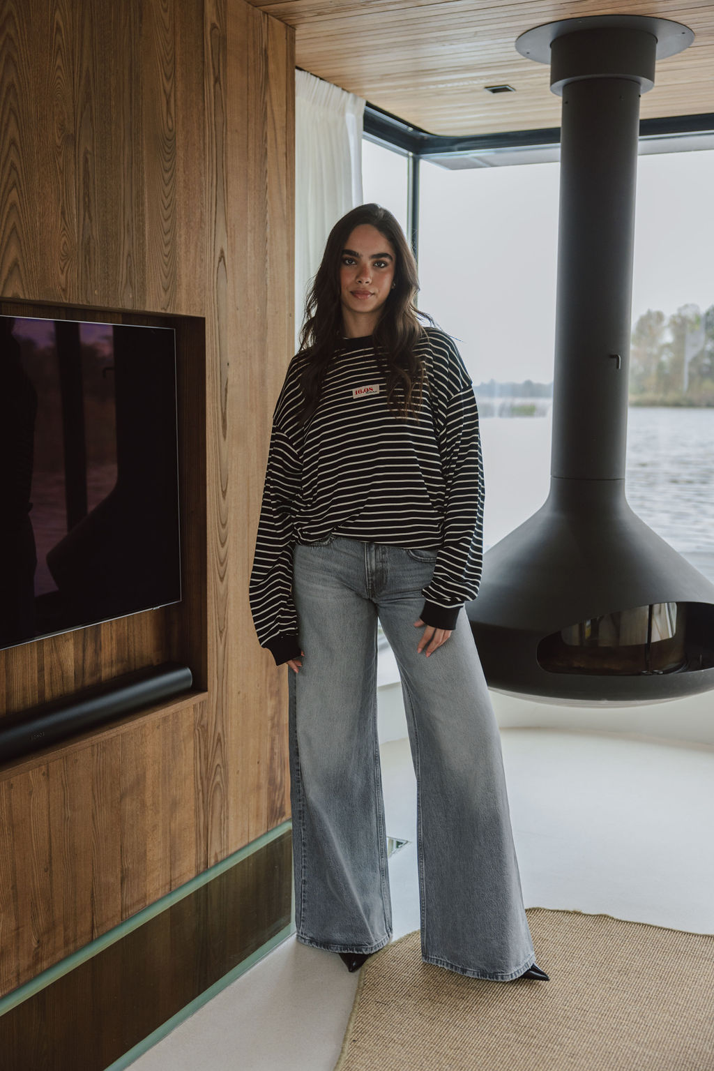 Black Stripe Longsleeve 1608 WEAR