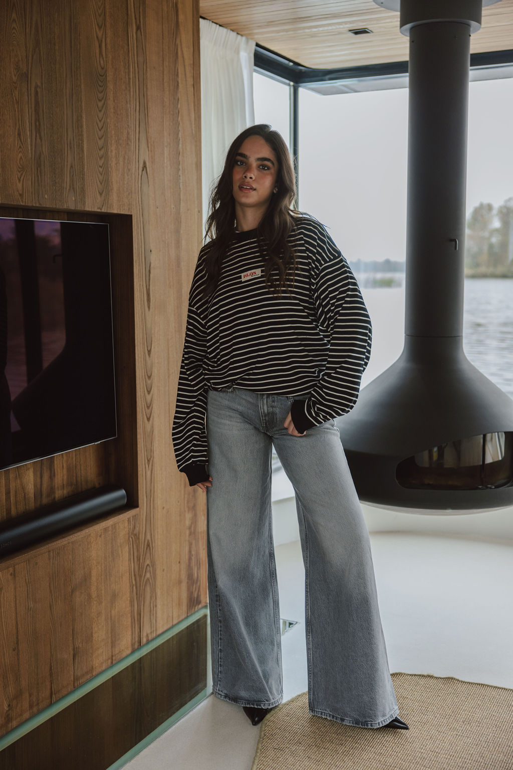 Black Stripe Longsleeve 1608 WEAR