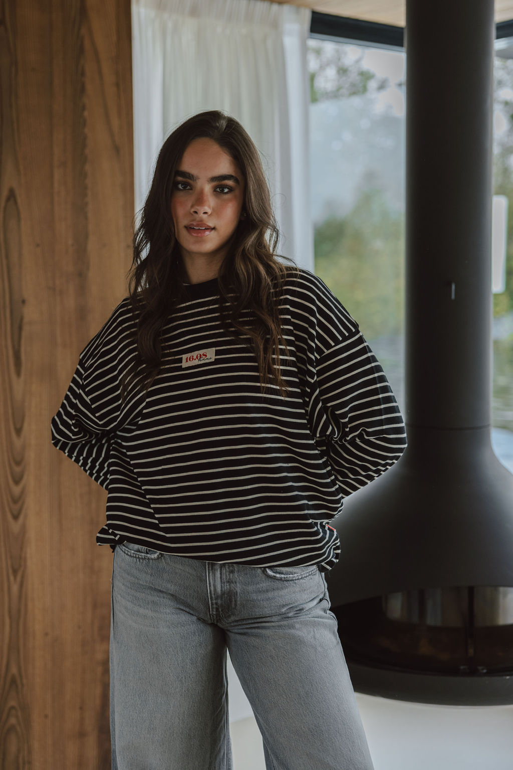 Black Stripe Longsleeve 1608 WEAR