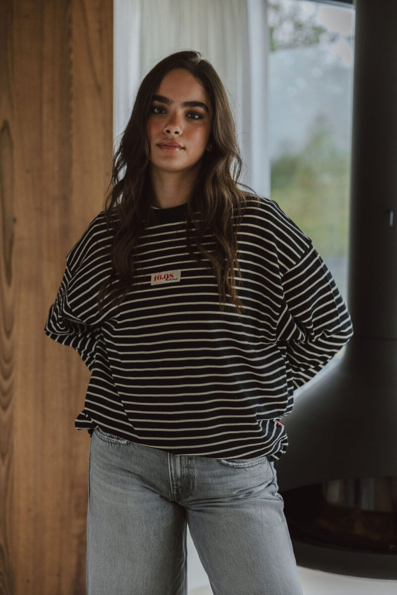 Black Stripe Longsleeve