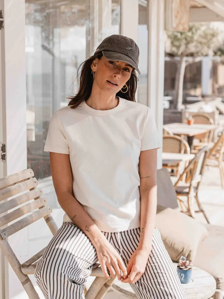 Creme Basic Femme T-shirt