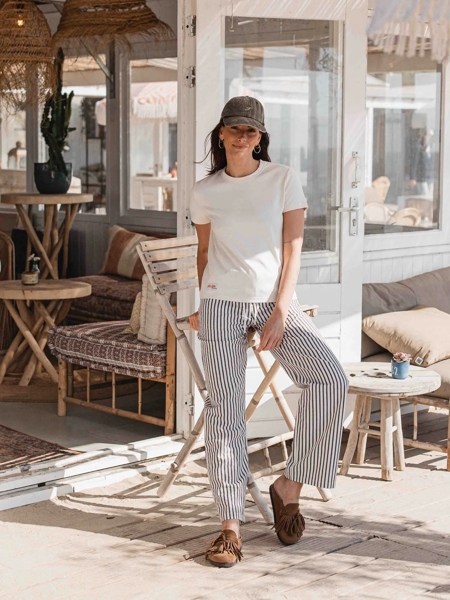 Creme Basic Femme T-shirt 1608 WEAR