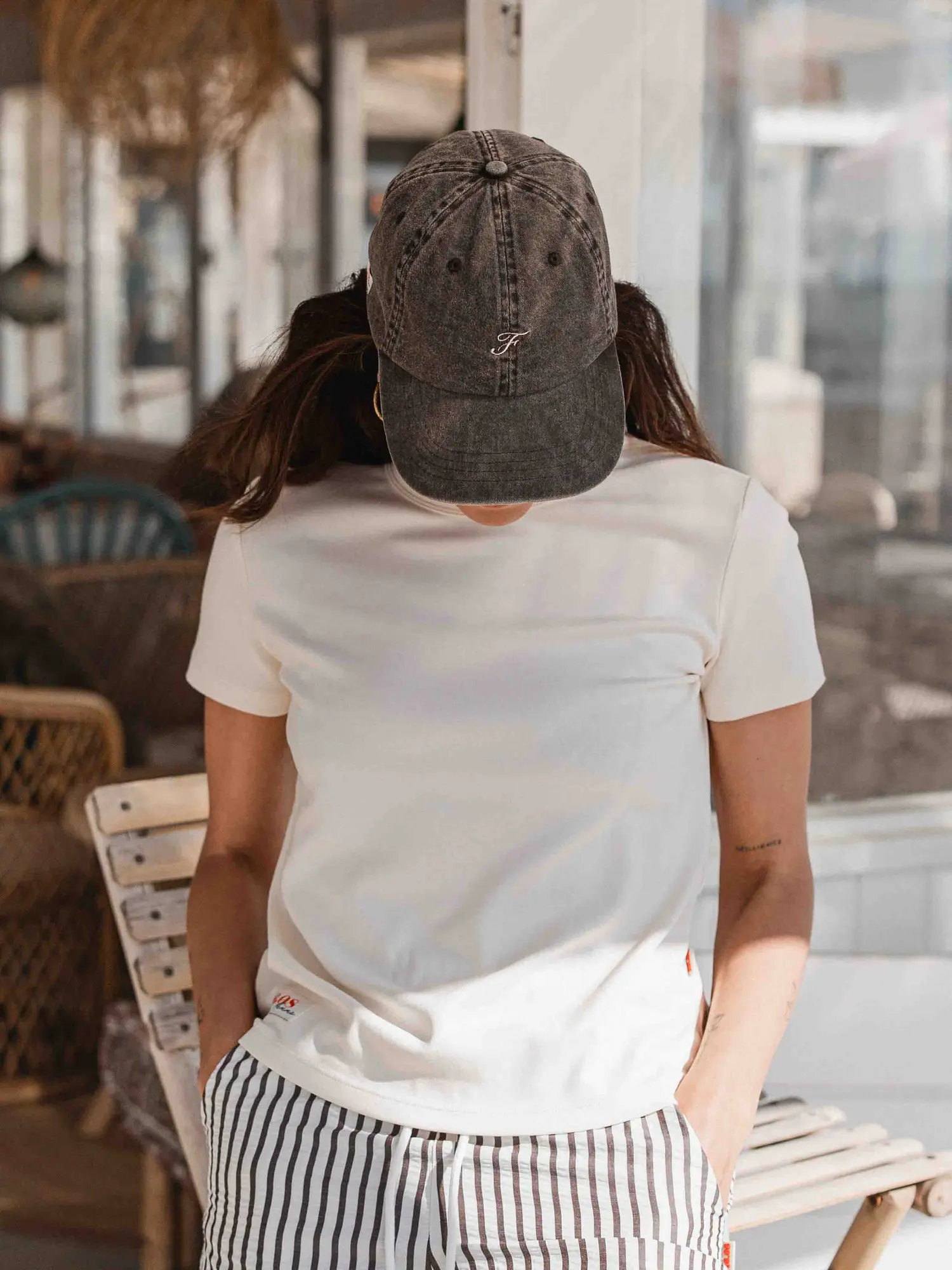 Creme Basic Femme T-shirt 1608 WEAR