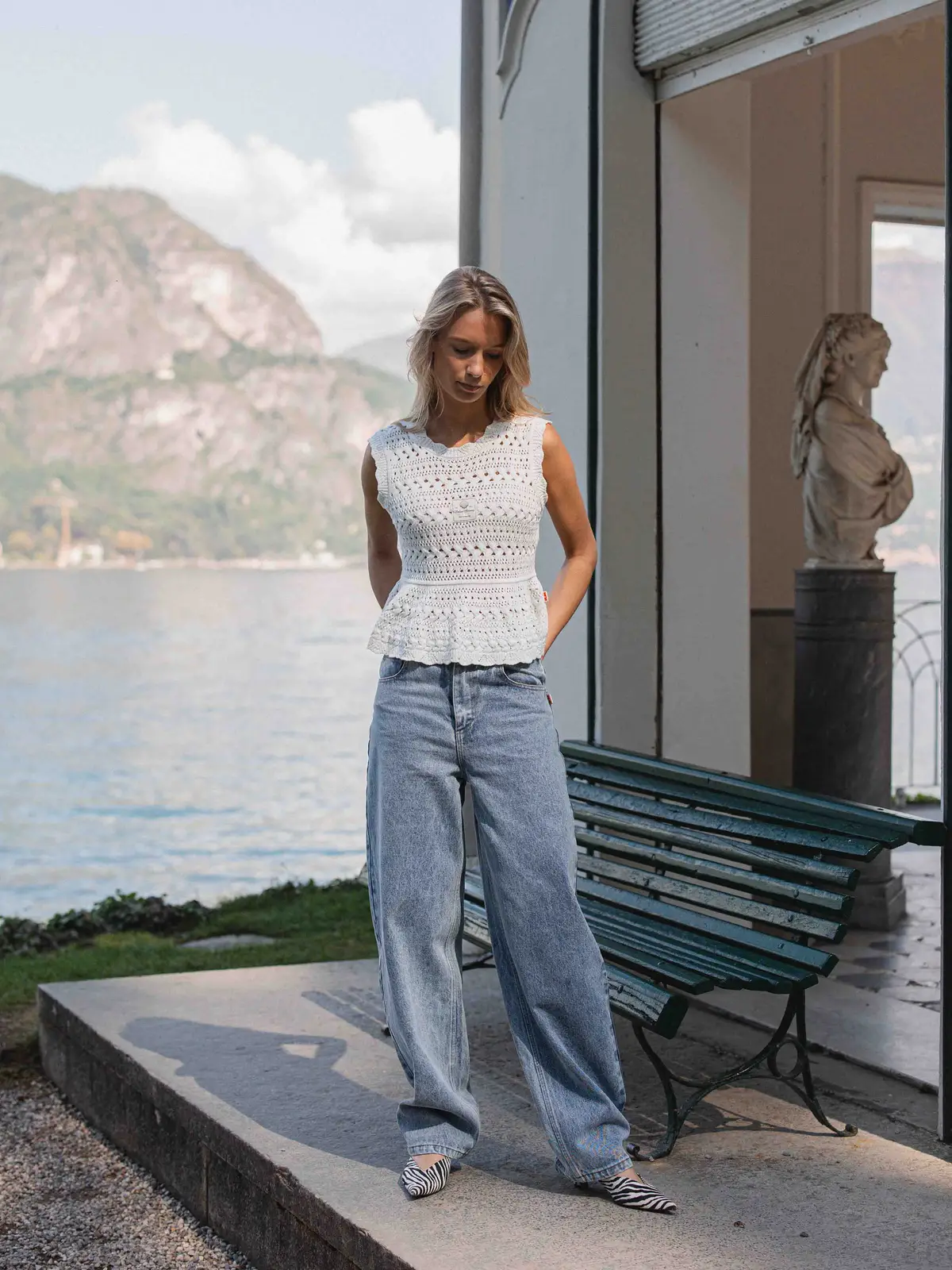 Knitted Peplum Top 1608 WEAR