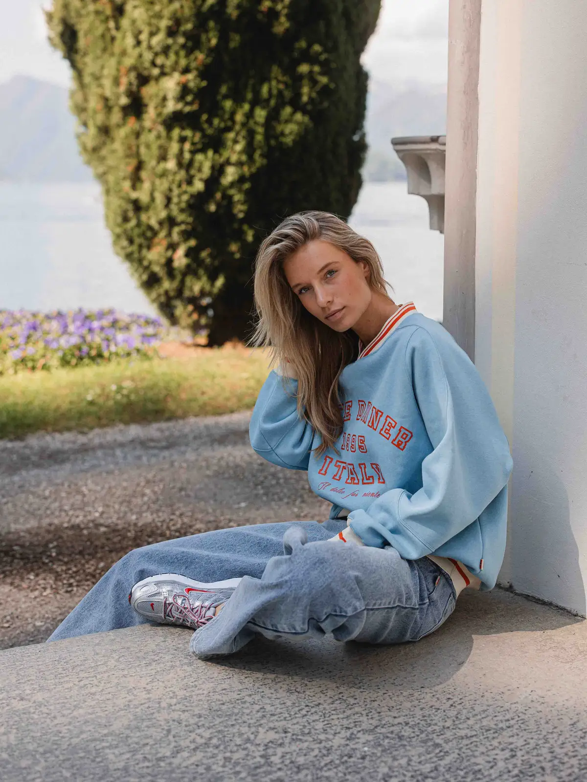 Light Blue Italy Sweater 1608 WEAR