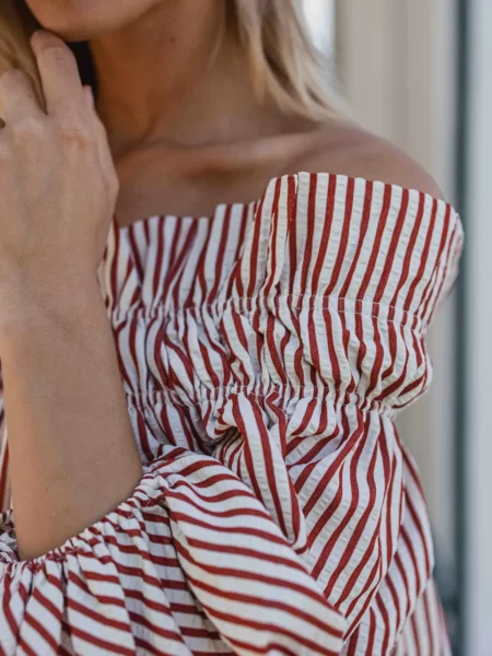 Red Stripe Dress