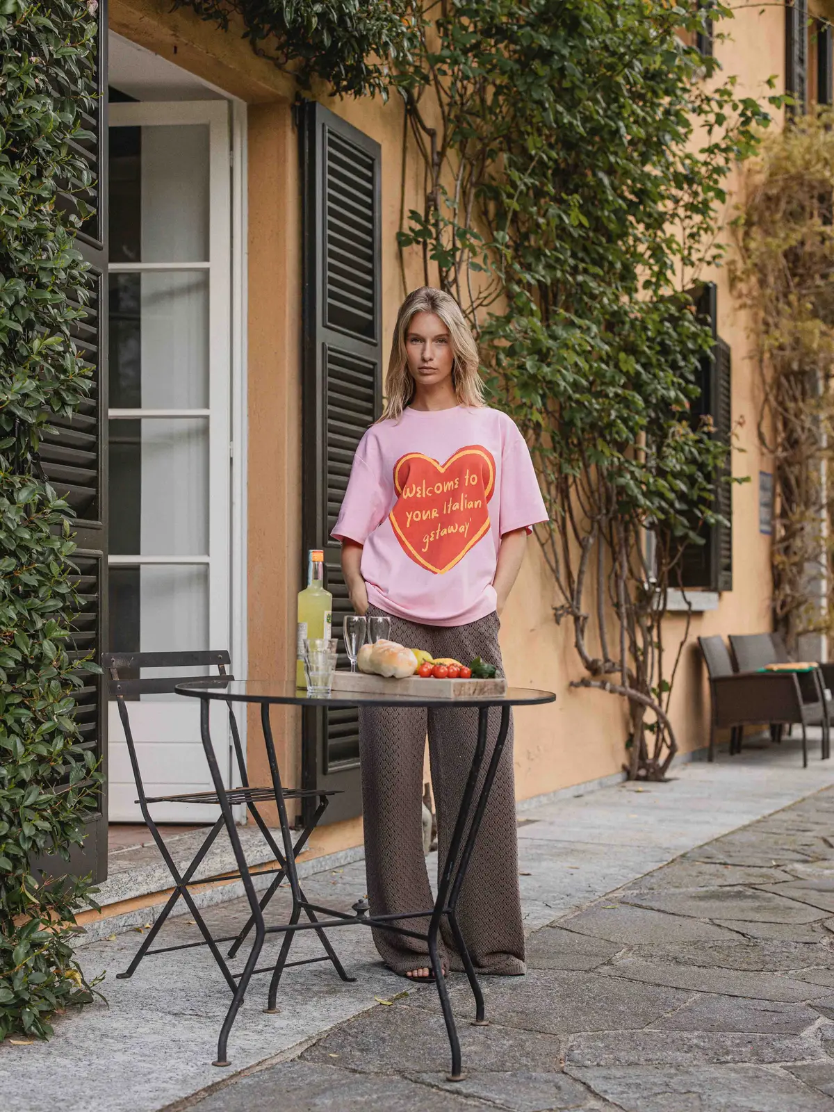 Pink Heart T-shirt 1608 WEAR