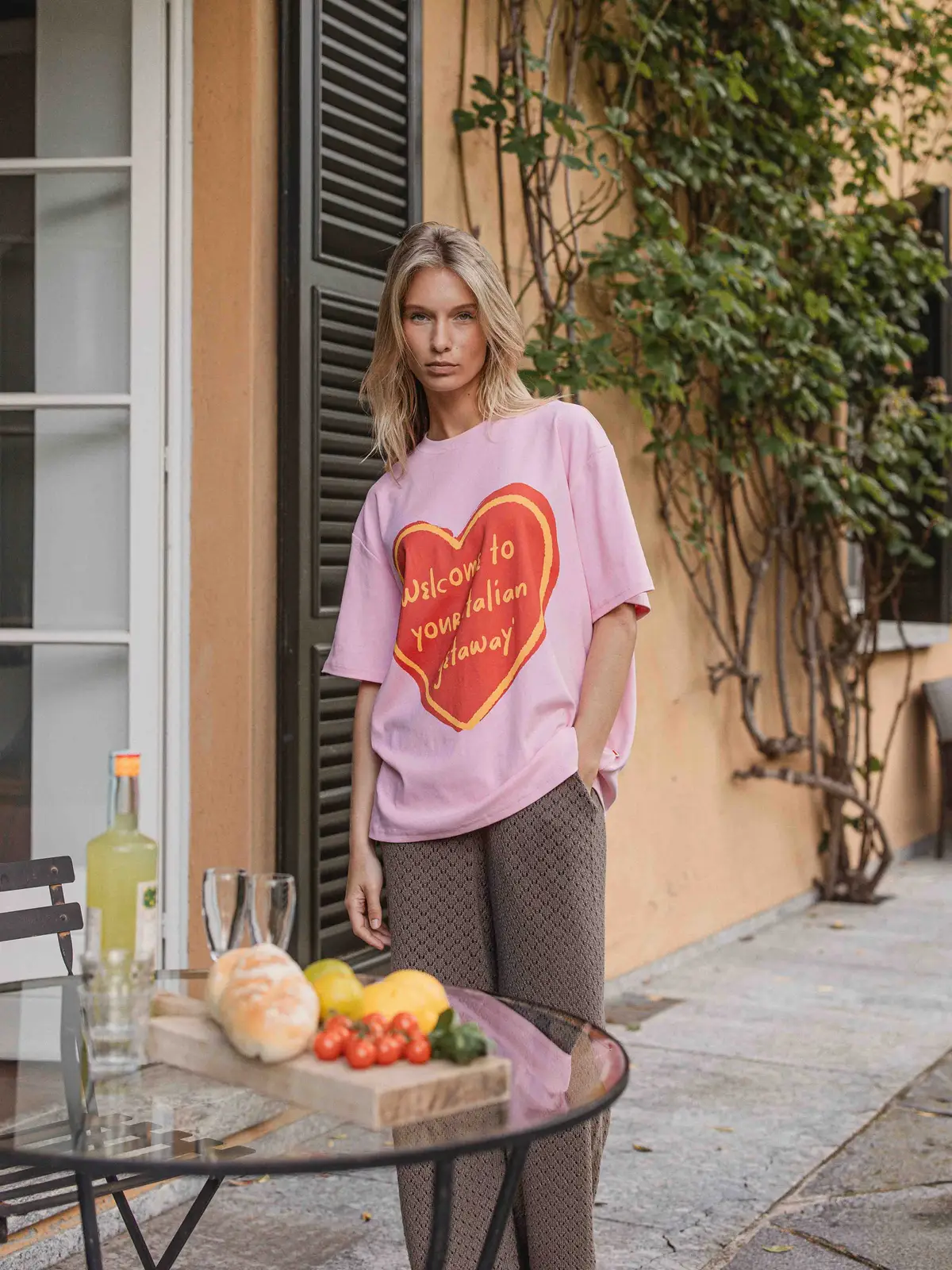 Pink Heart T-shirt 1608 WEAR