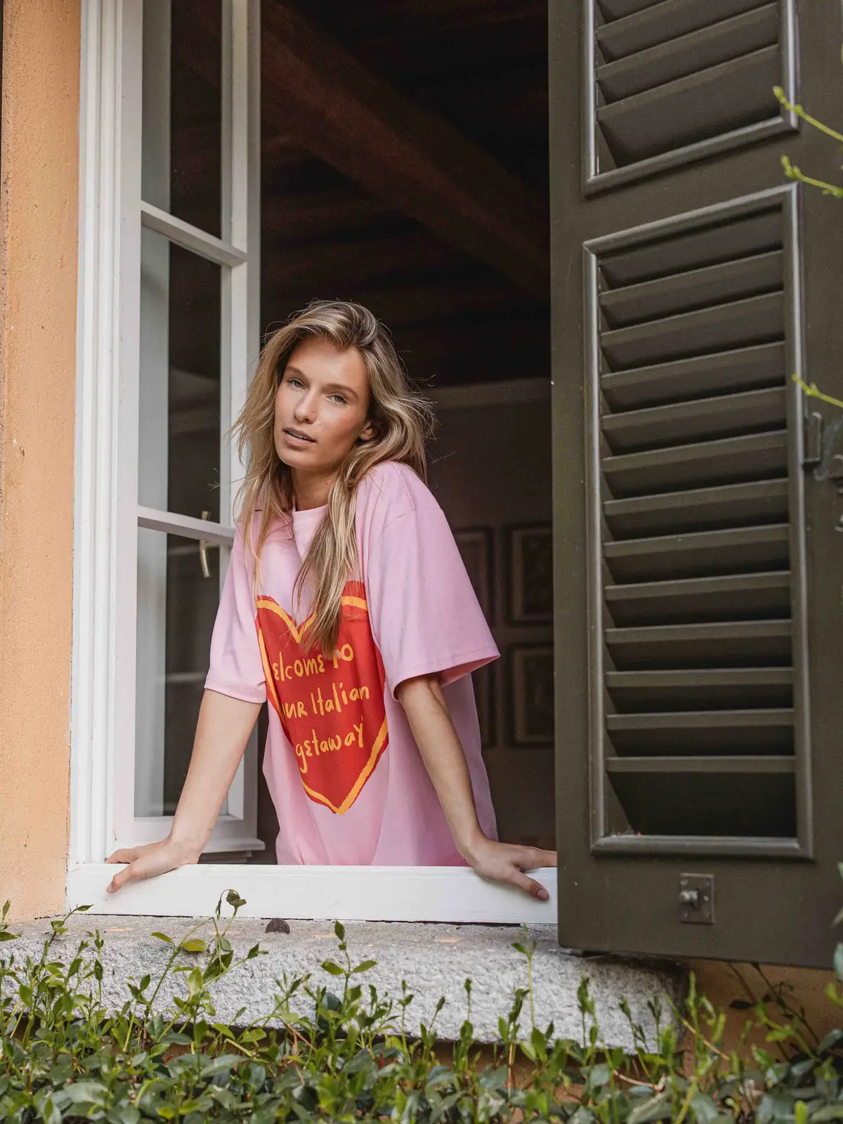 Pink Heart T-shirt 1608 WEAR
