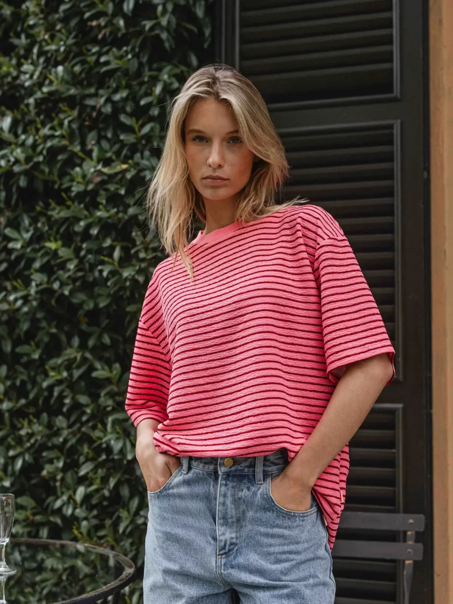 Pink Stripe T-shirt