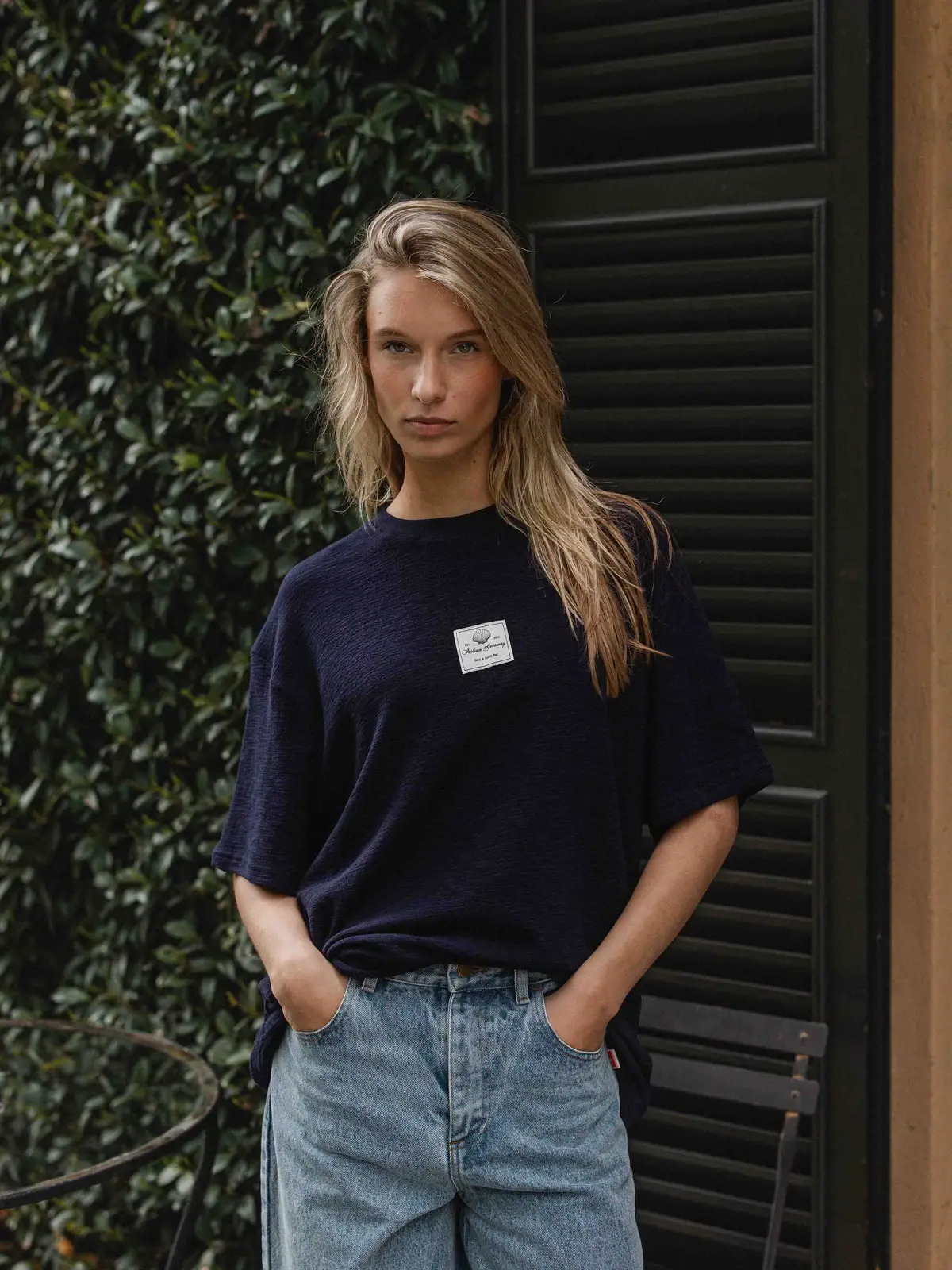 Navy Label T-shirt 1608 WEAR