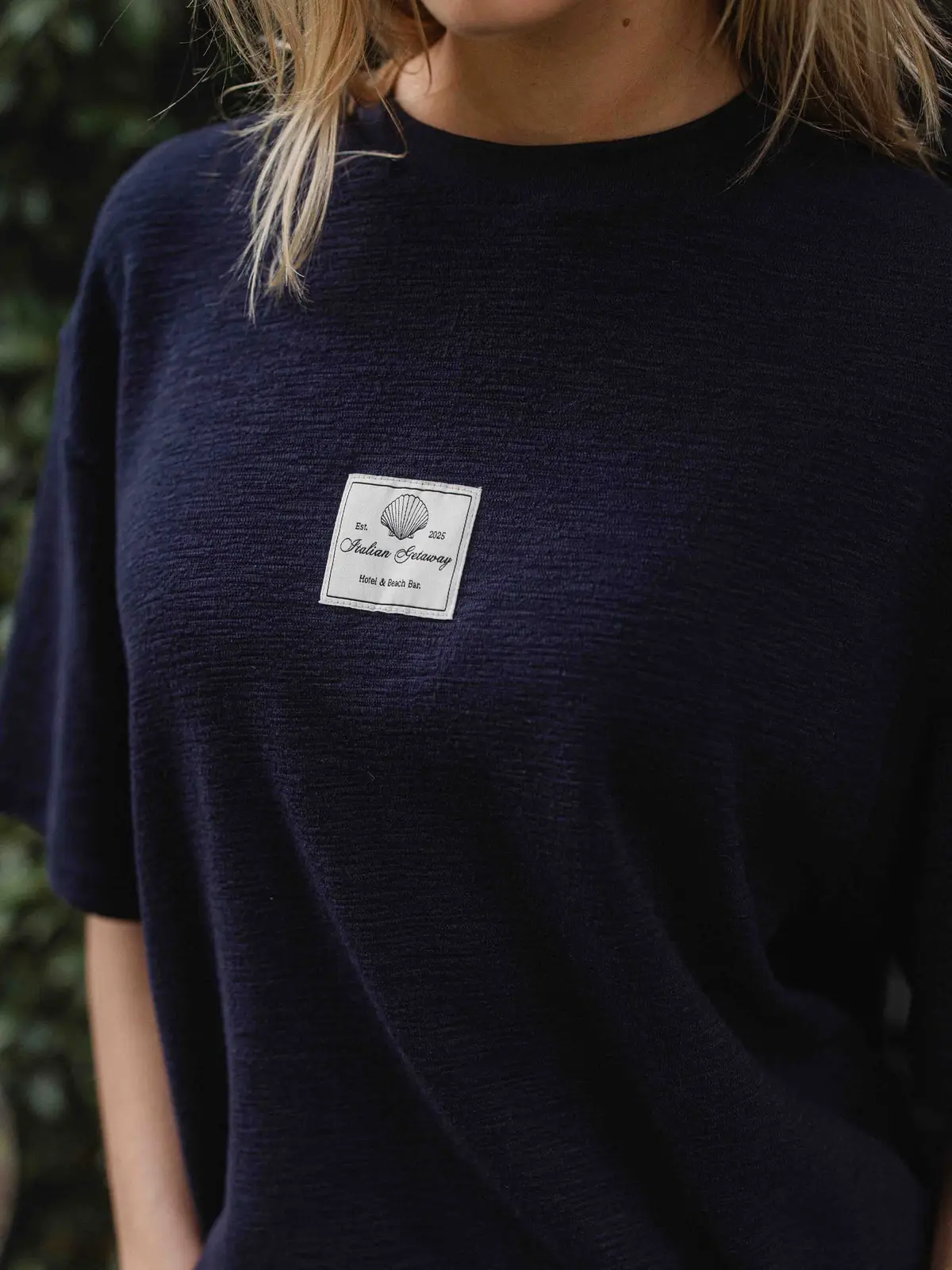 Navy Label T-shirt 1608 WEAR