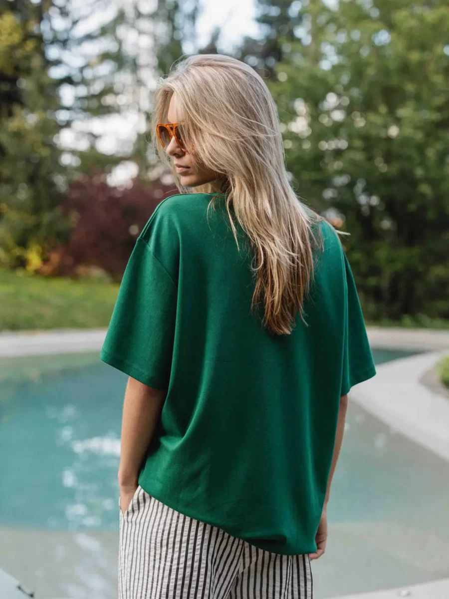 Grünes Kokosnuss-T-Shirt