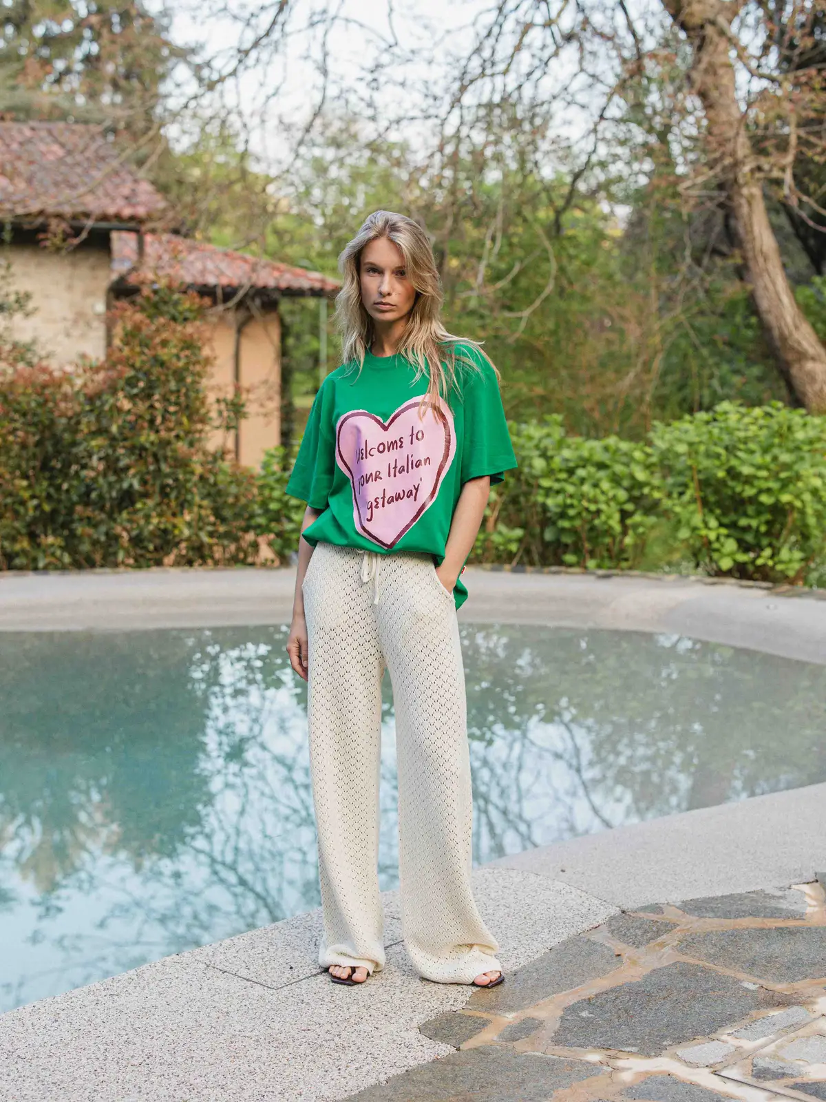 Green Heart T-shirt 1608 WEAR