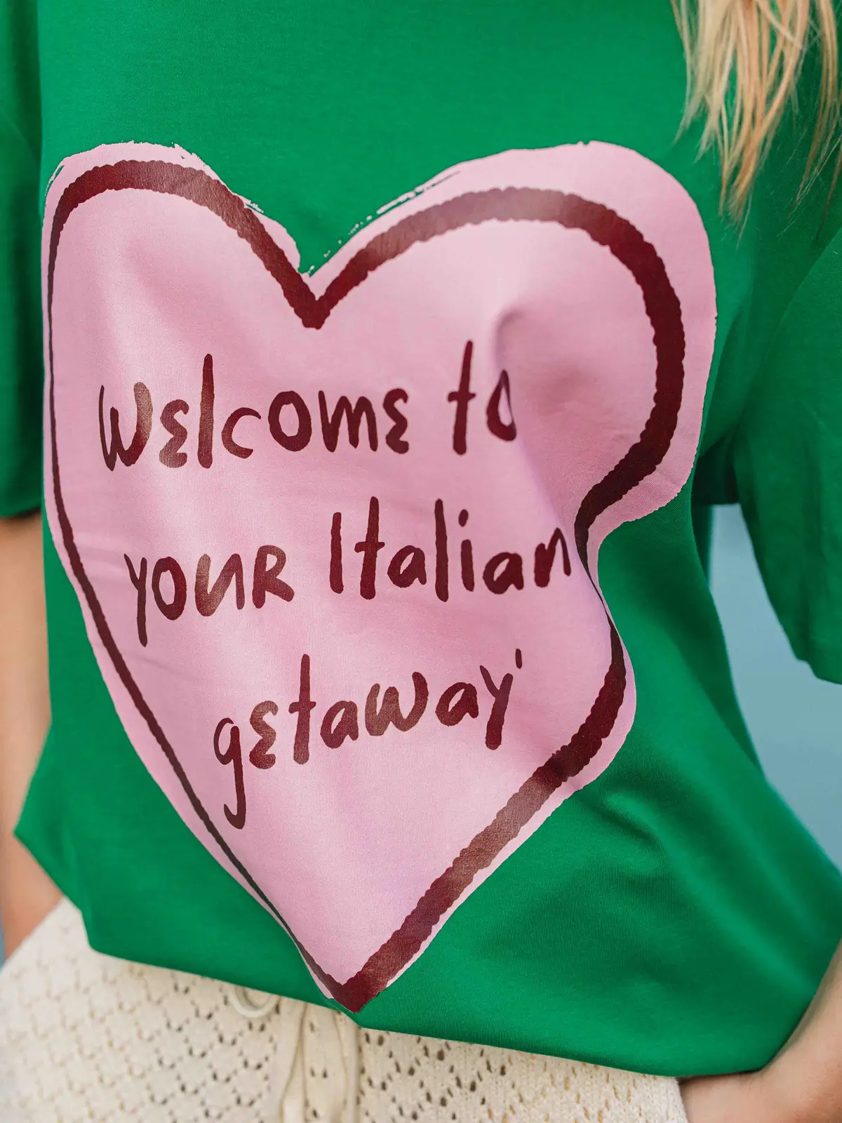 Green Heart T-shirt 1608 WEAR
