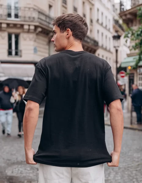 Black Sleeve Oversized T-shirt