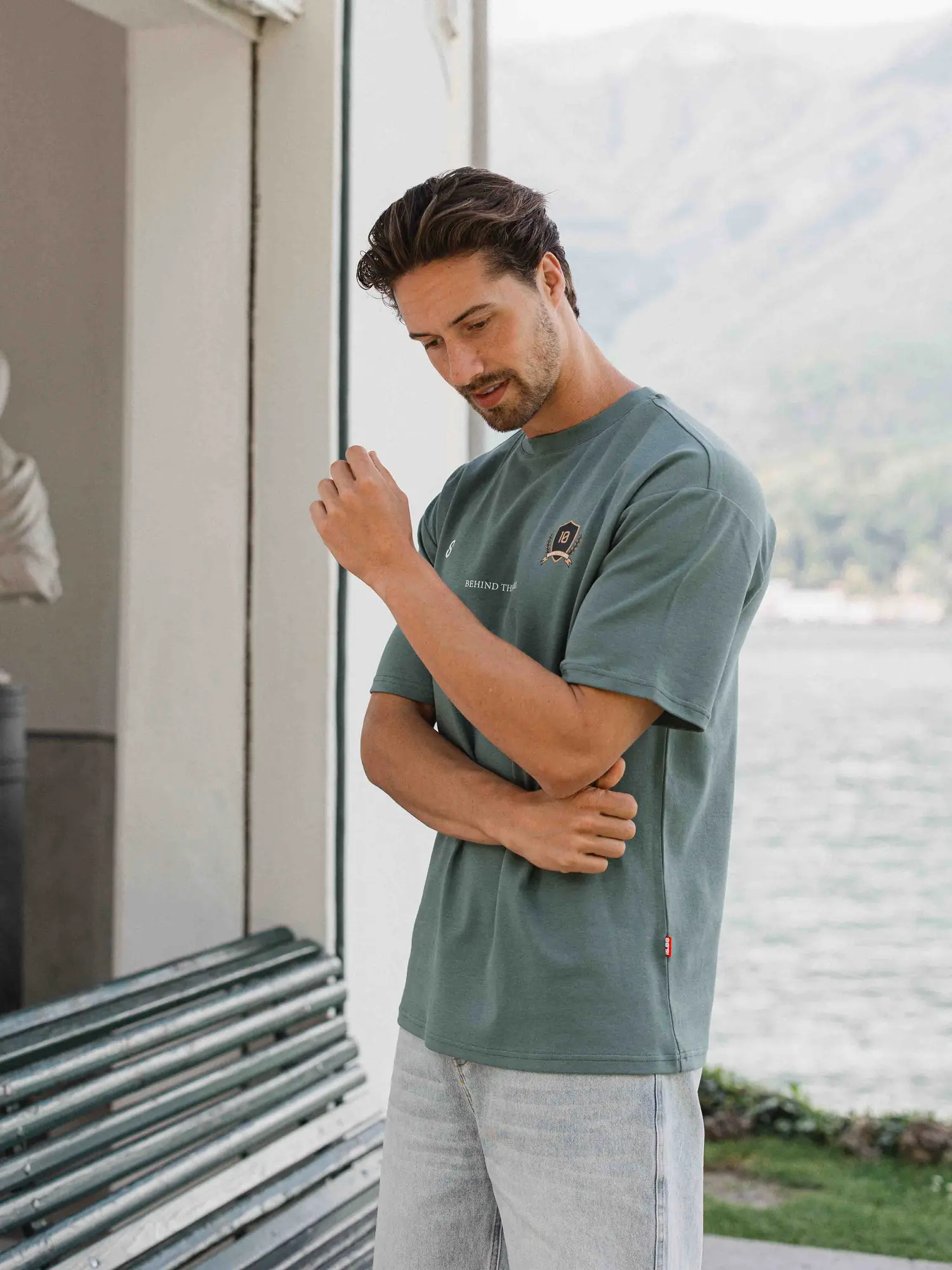 Green Anniversary Oversized T-shirt 1608 WEAR
