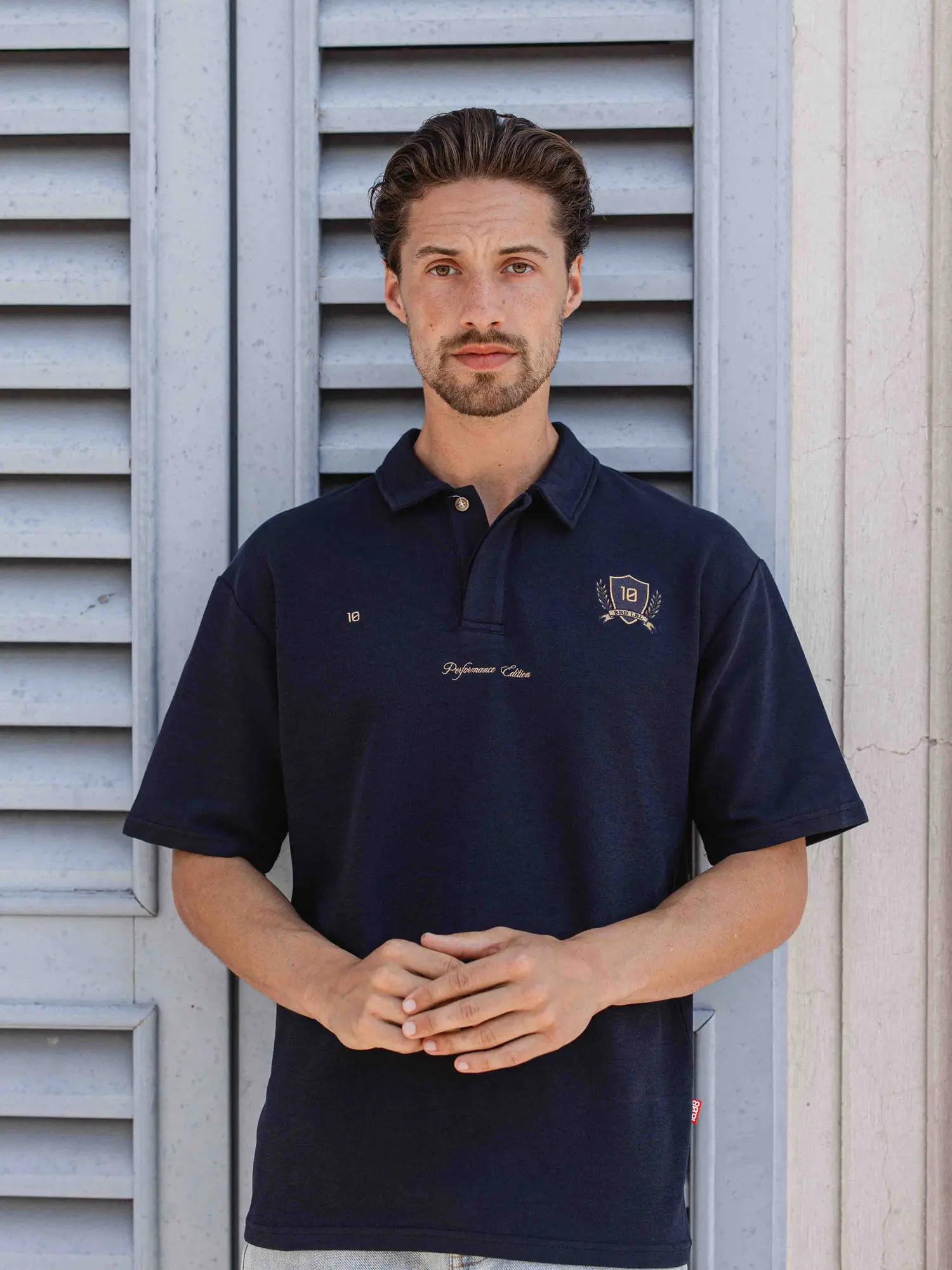 Navy Anniversary Oversized Poloshirt 1608 WEAR
