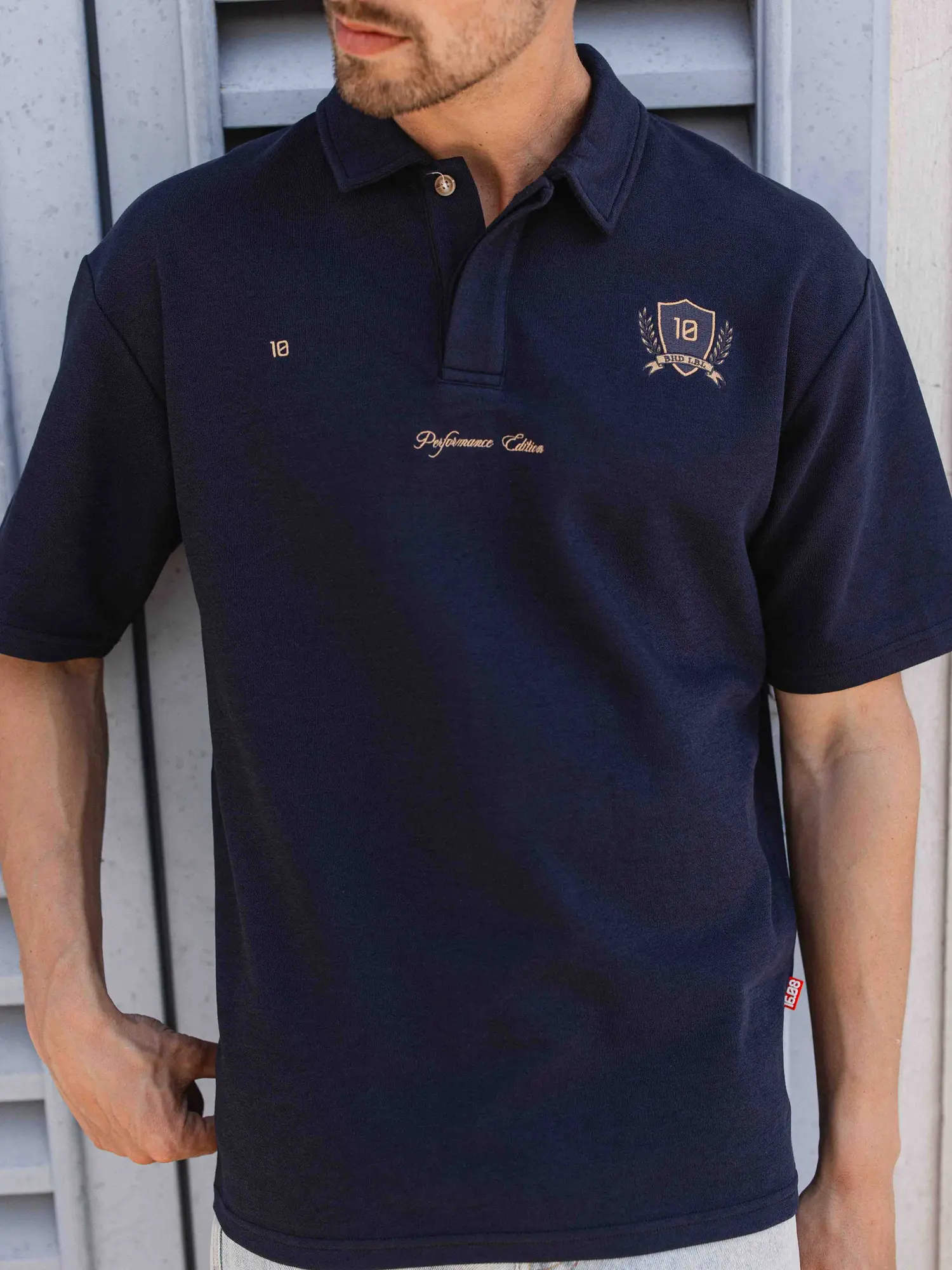 Navy Anniversary Oversized Poloshirt 1608 WEAR