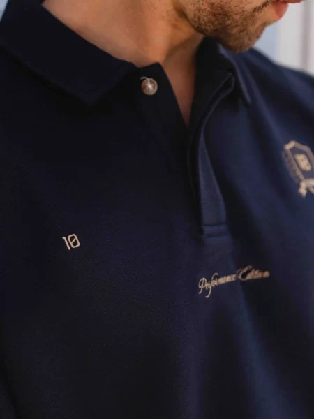 Navy Anniversary Oversized Poloshirt