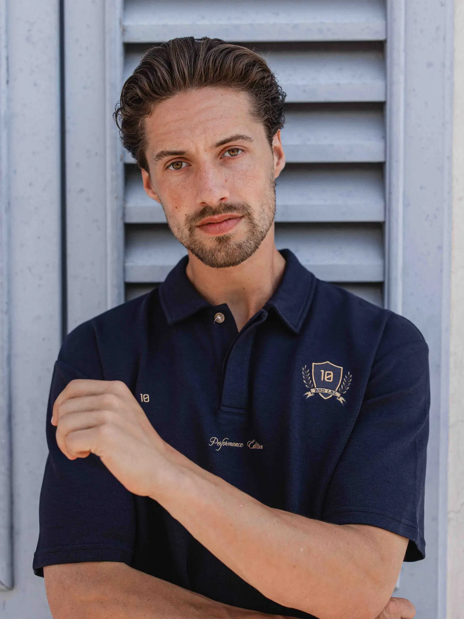 Navy Anniversary Oversized Poloshirt 1608 WEAR