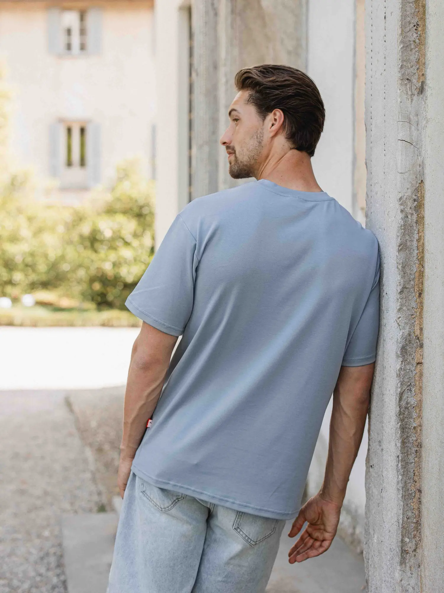 Light Blue Label Oversized T-shirt 1608 WEAR