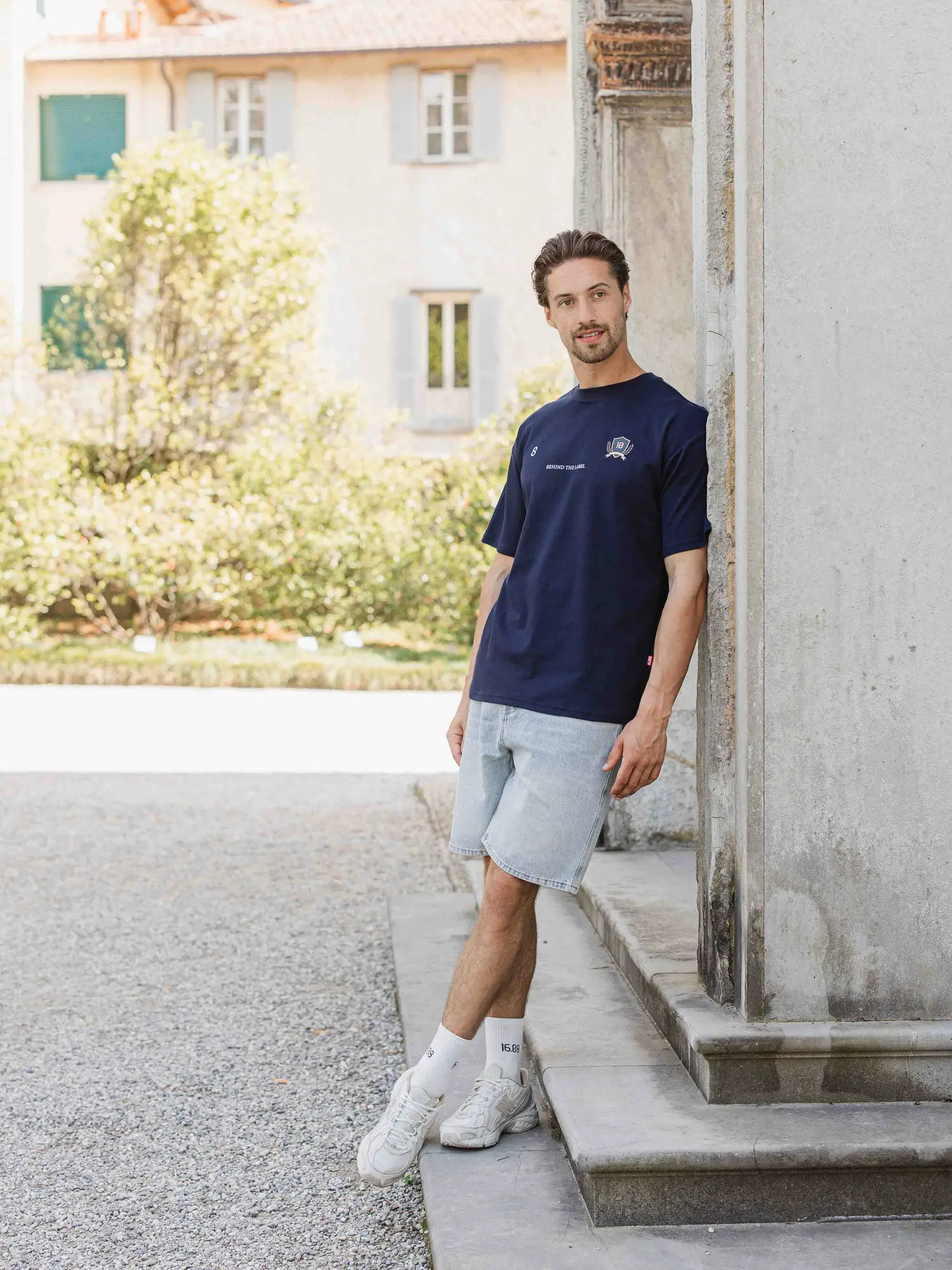 Navy Anniversary Oversized T-shirt 1608 WEAR