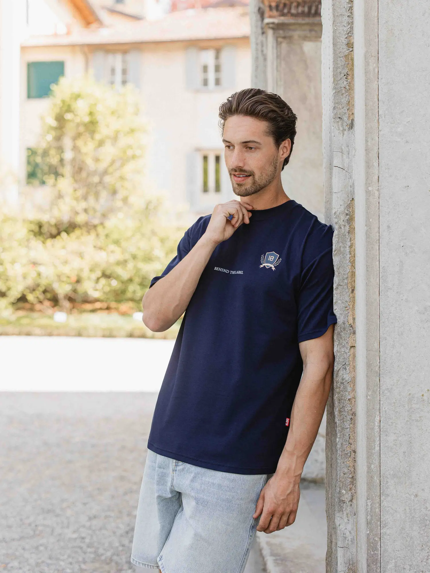 Navy Anniversary Oversized T-shirt 1608 WEAR