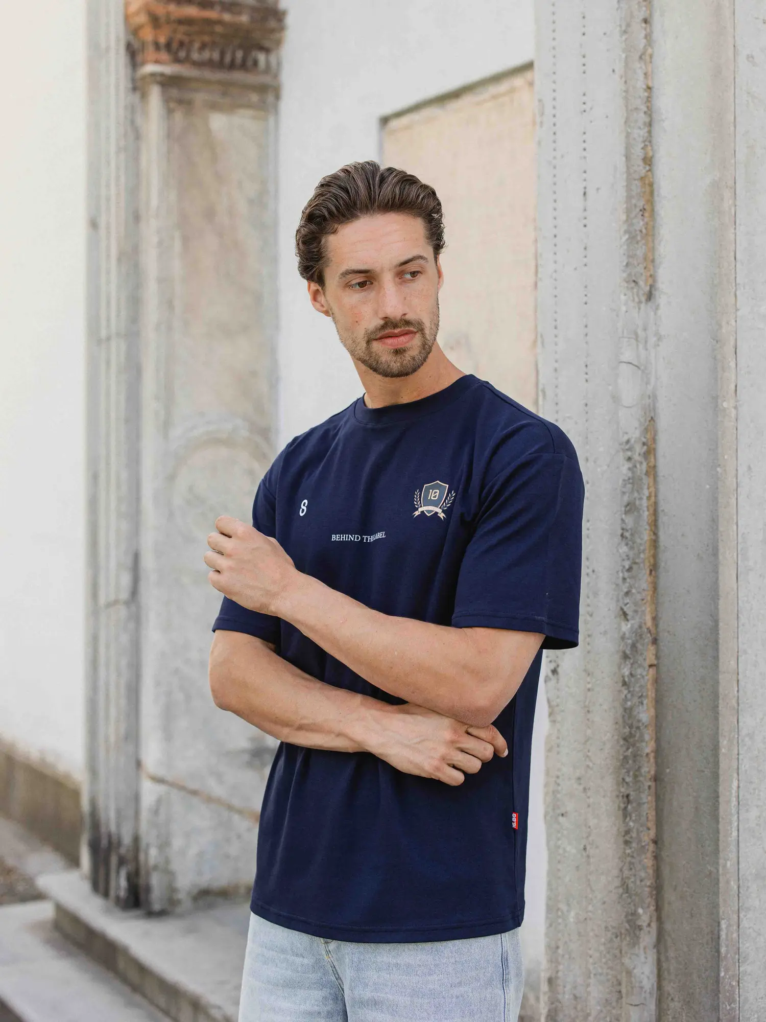 Navy Anniversary Oversized T-shirt 1608 WEAR