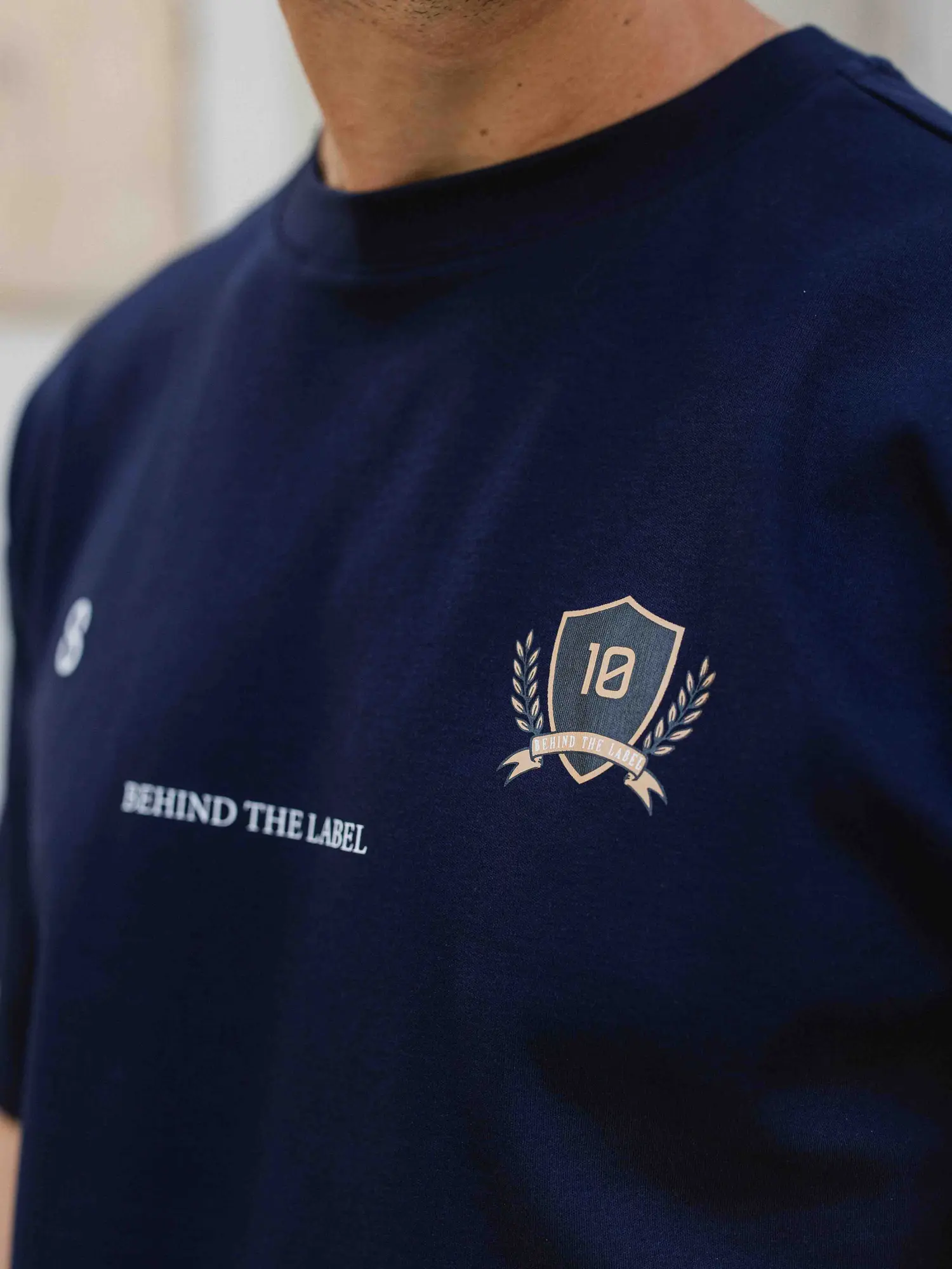 Navy Anniversary Oversized T-shirt 1608 WEAR