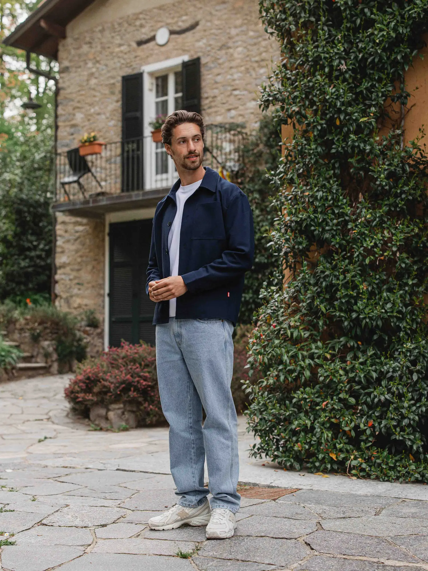 Navy Layer Overshirt 1608 WEAR