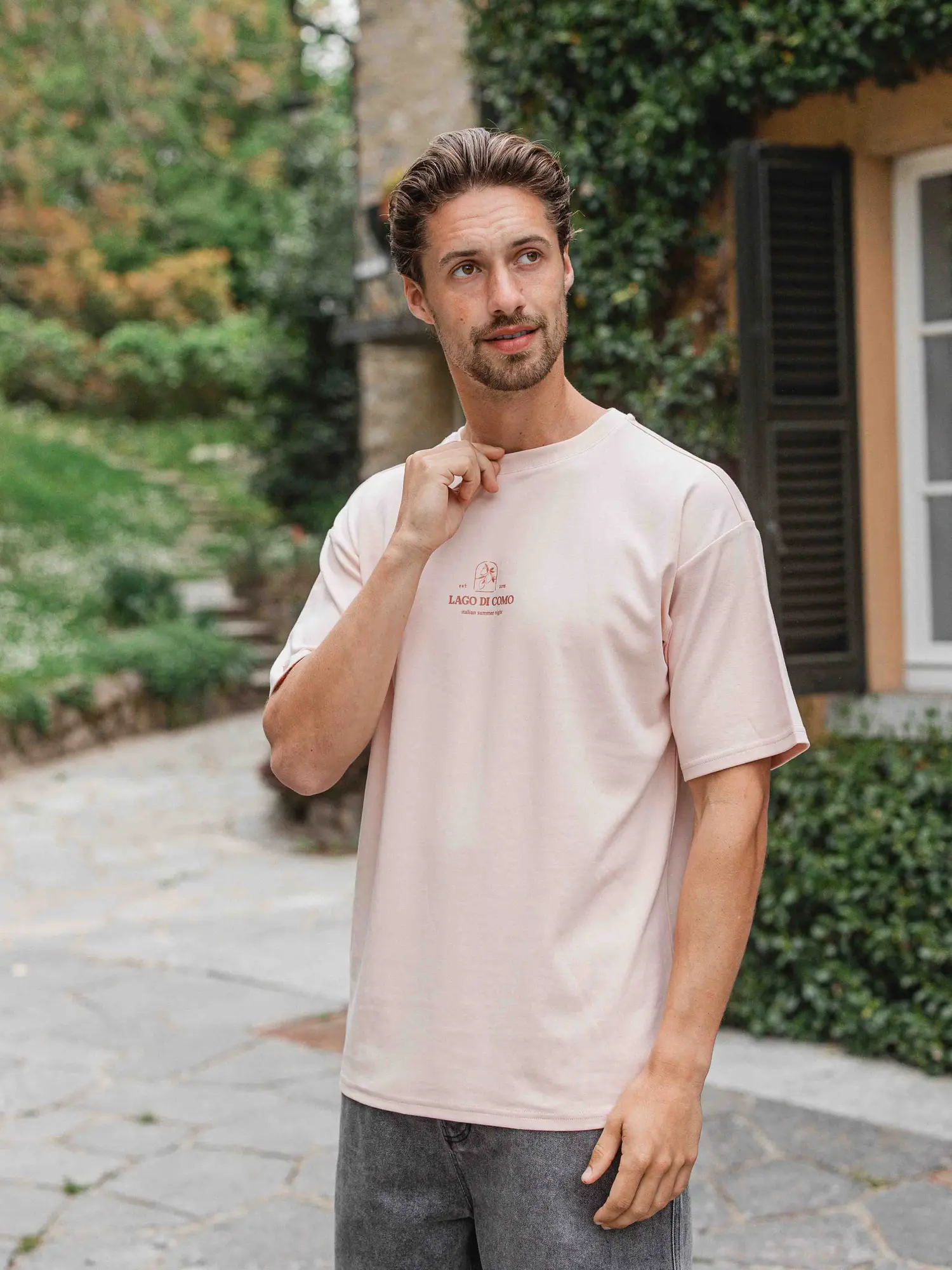 Pink Lago Oversized T-shirt 1608 WEAR