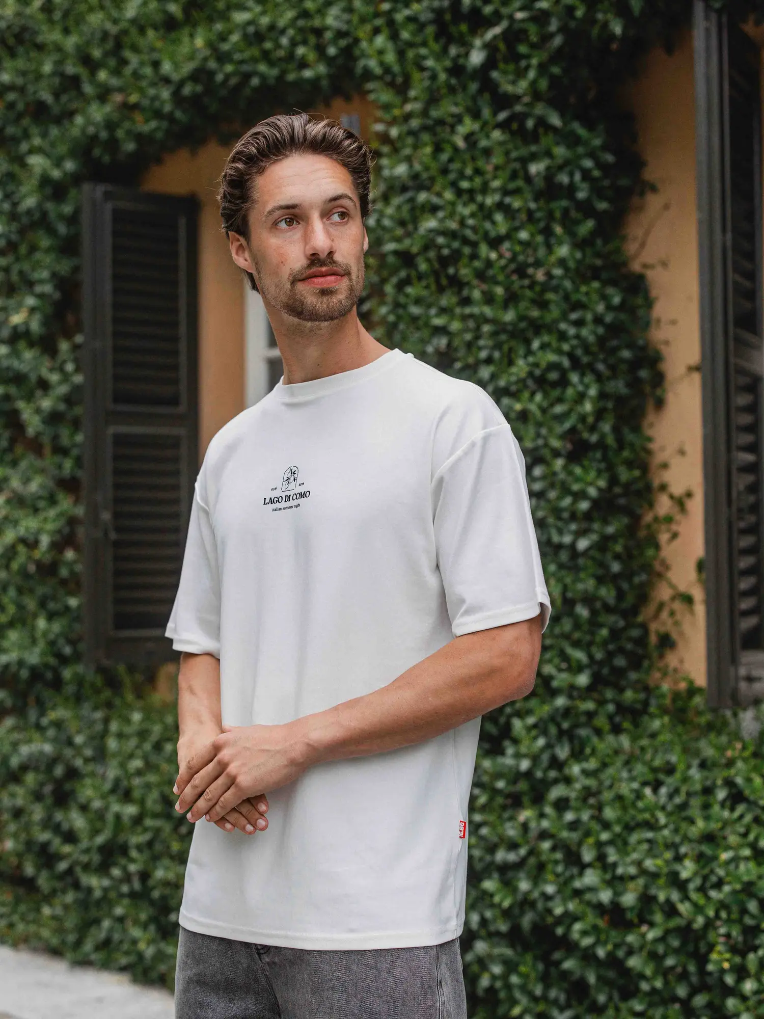 Off White Lago Oversized T-shirt 1608 WEAR