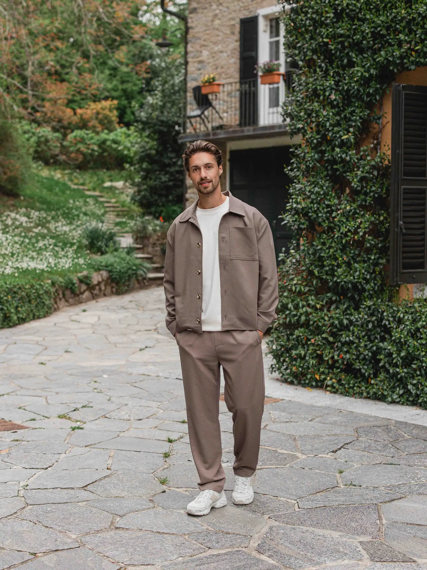 Brown Layer Overshirt 1608 WEAR