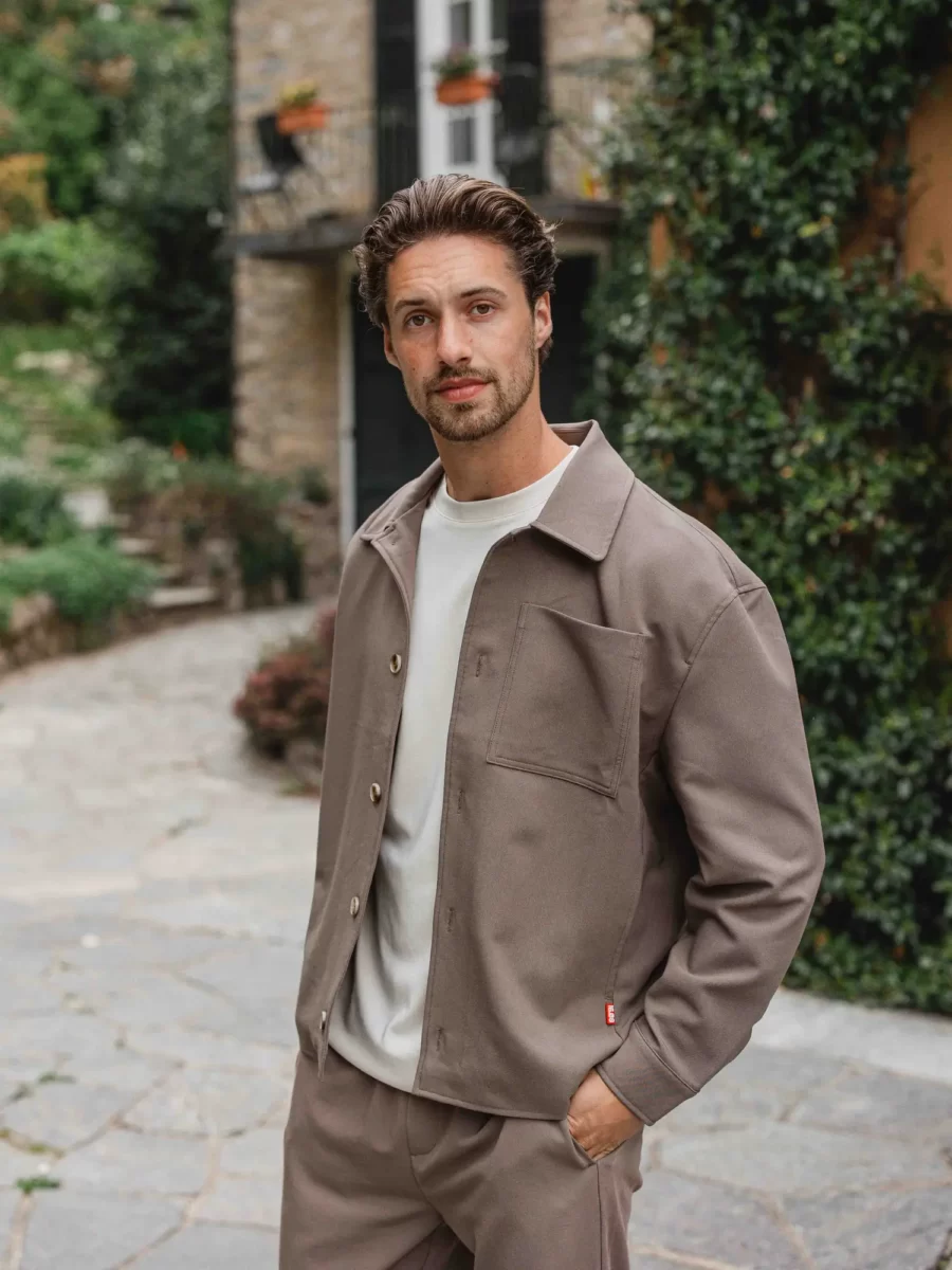 Brown Layer Overshirt