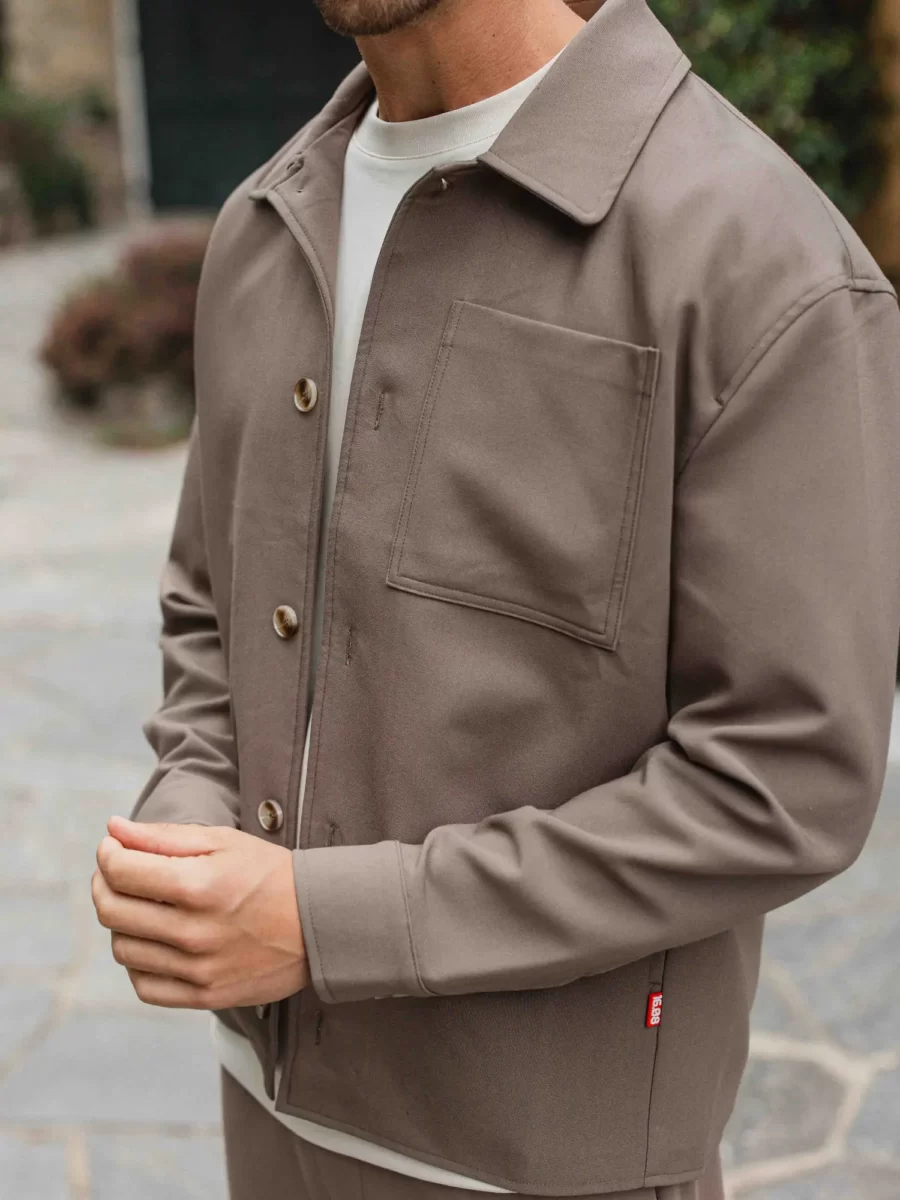 Brown Layer Overshirt