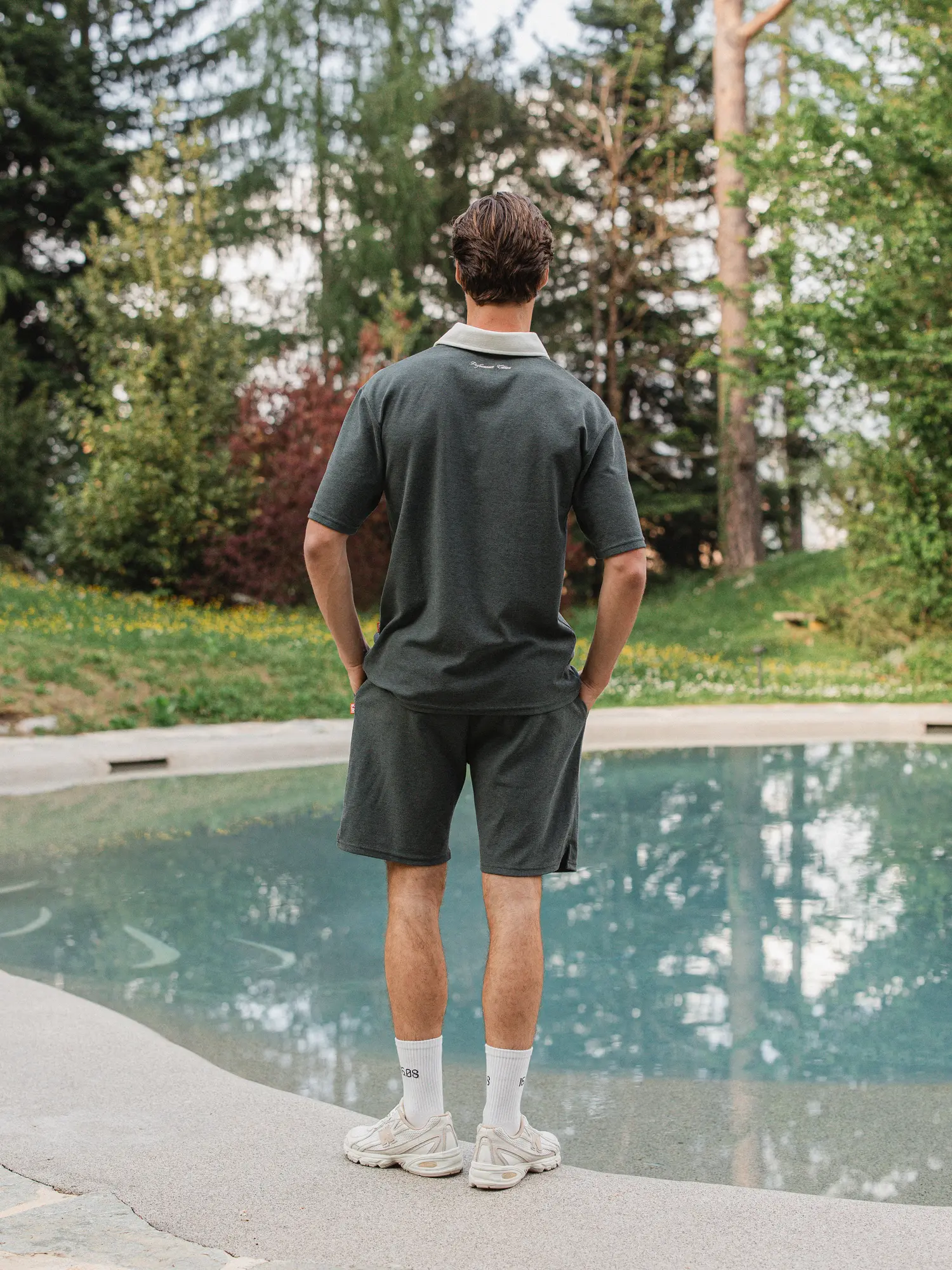 Green Oversized Boucle Poloshirt 1608 WEAR