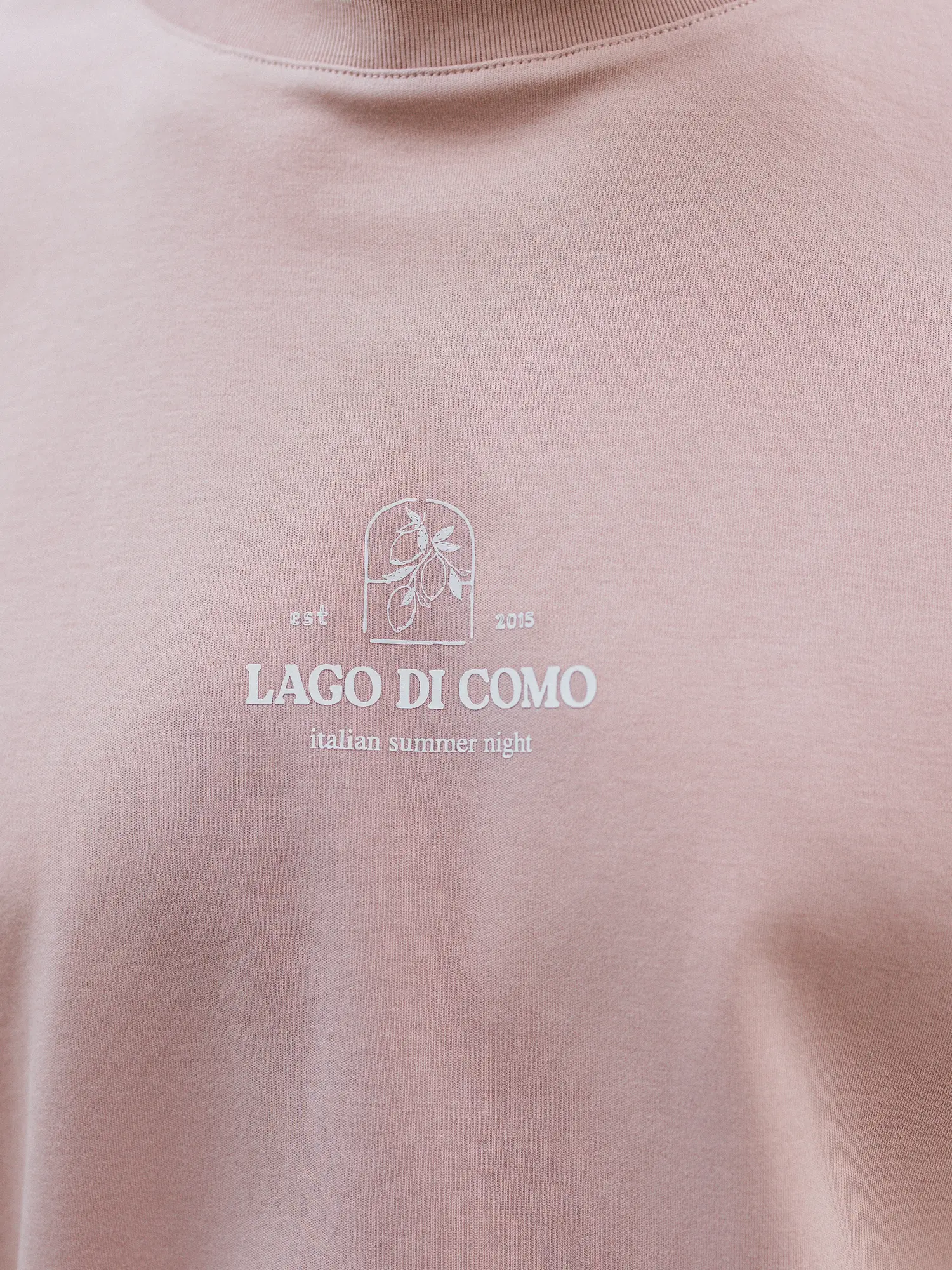 Old Pink Lago Oversized T-shirt 1608 WEAR