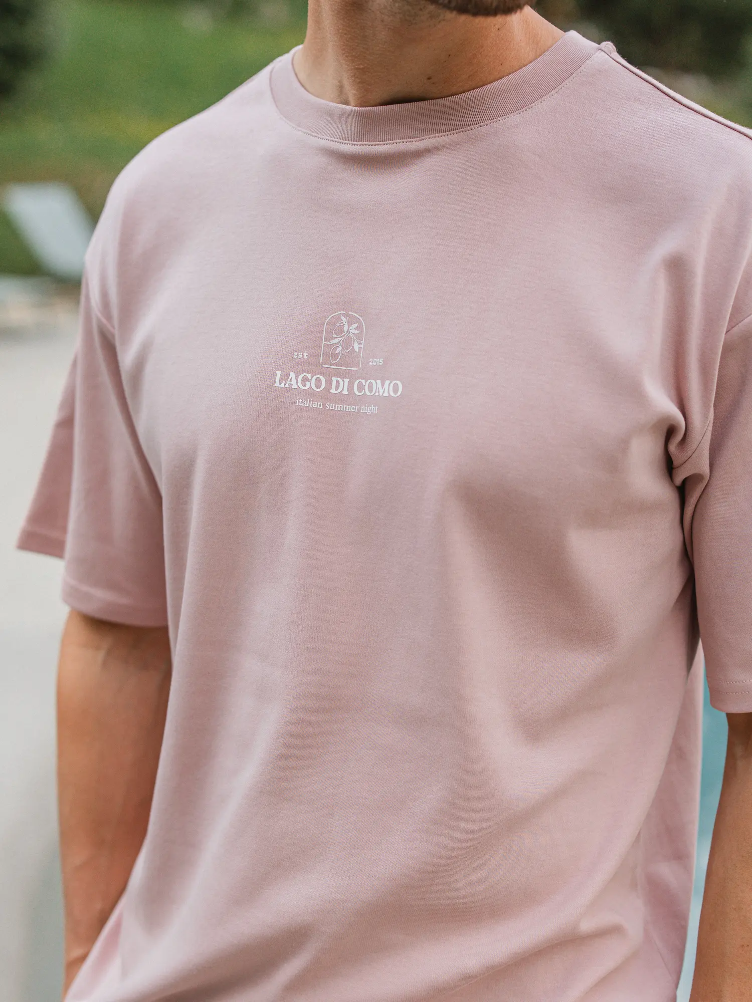 Old Pink Lago Oversized T-shirt 1608 WEAR
