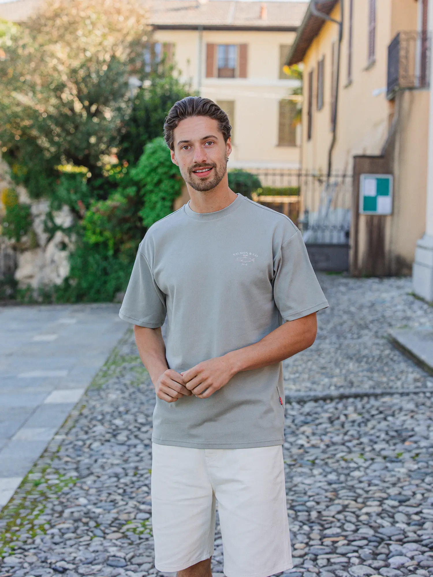 Salmon & Co Oversized T-shirt 1608 WEAR