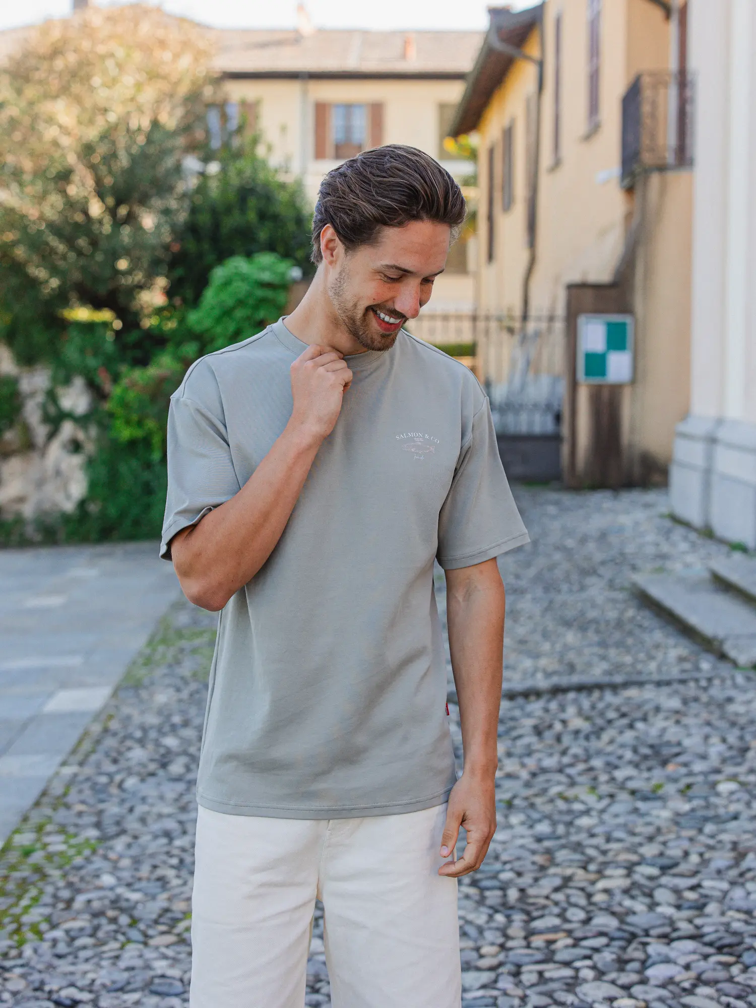 Salmon & Co Oversized T-shirt 1608 WEAR