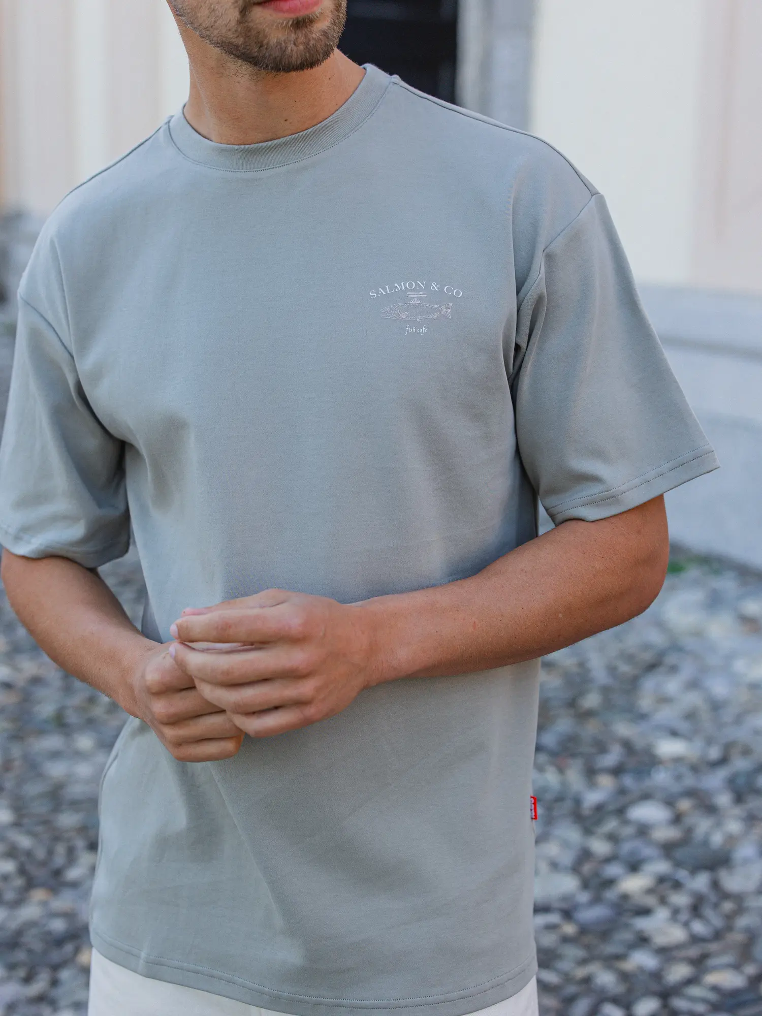 Salmon & Co Oversized T-shirt 1608 WEAR