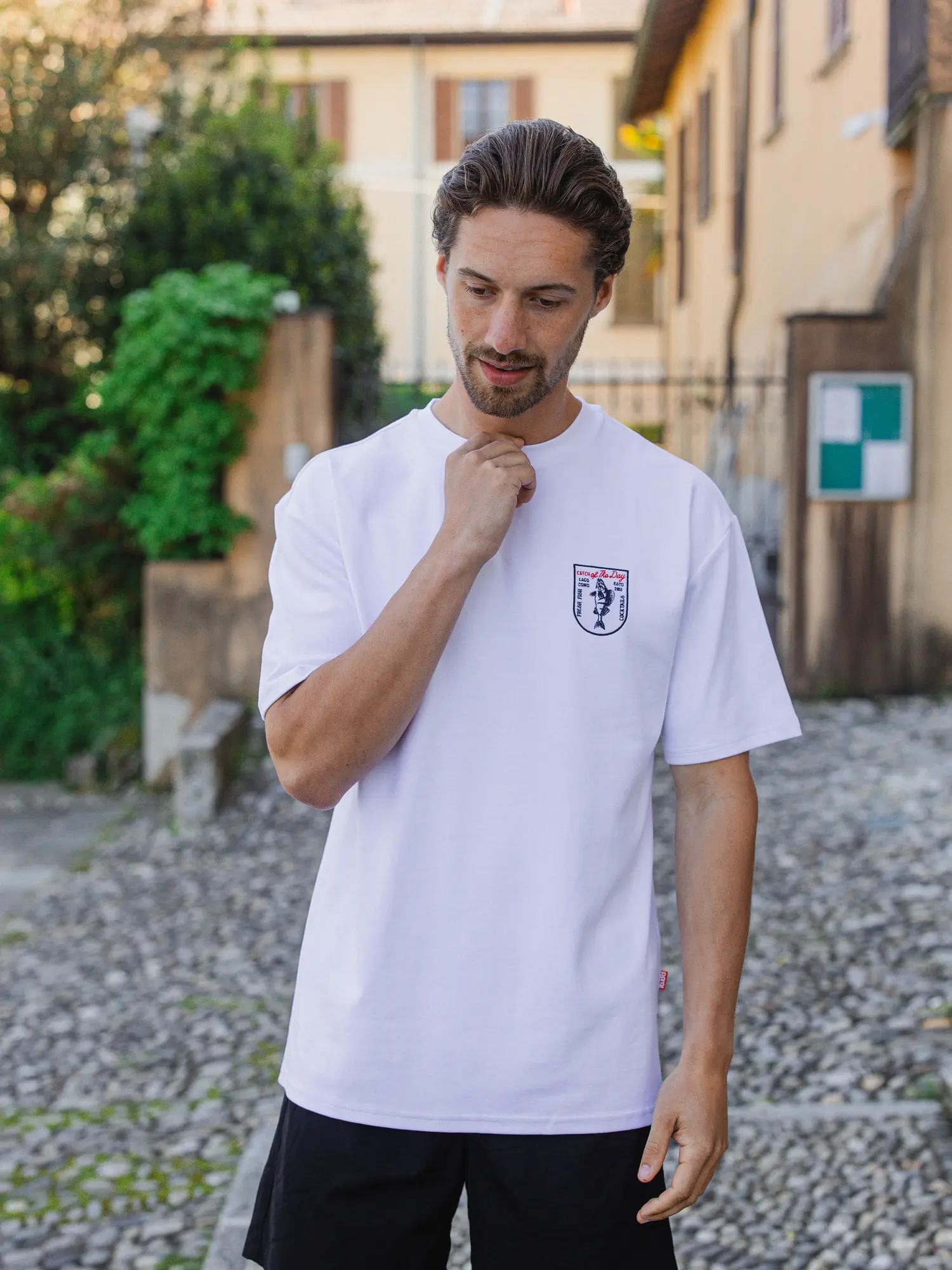 White Fish Oversized T-shirt 1608 WEAR
