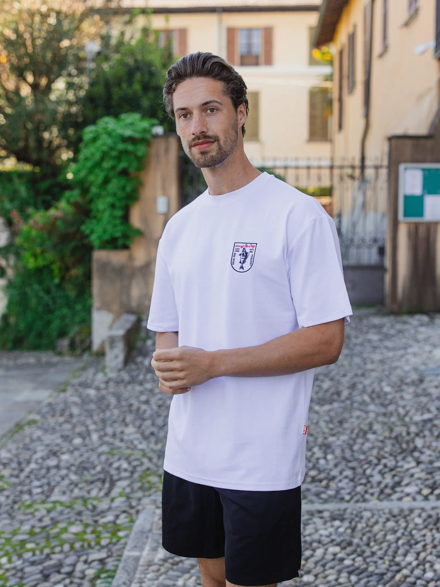 White Fish Oversized T-shirt 1608 WEAR