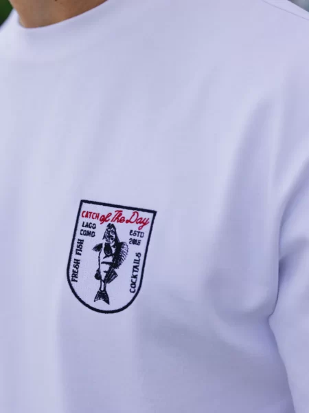 White Fish Oversized T-shirt
