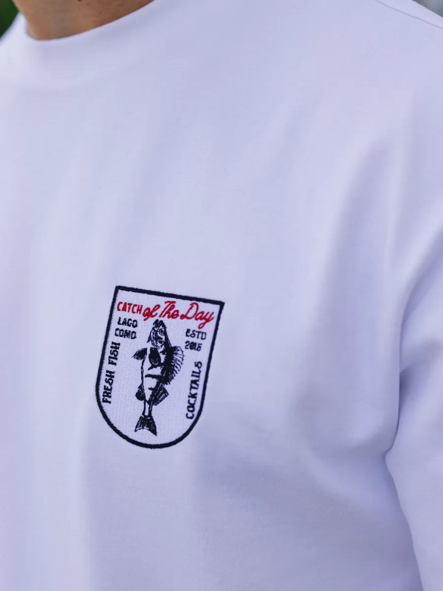 White Fish Oversized T-shirt